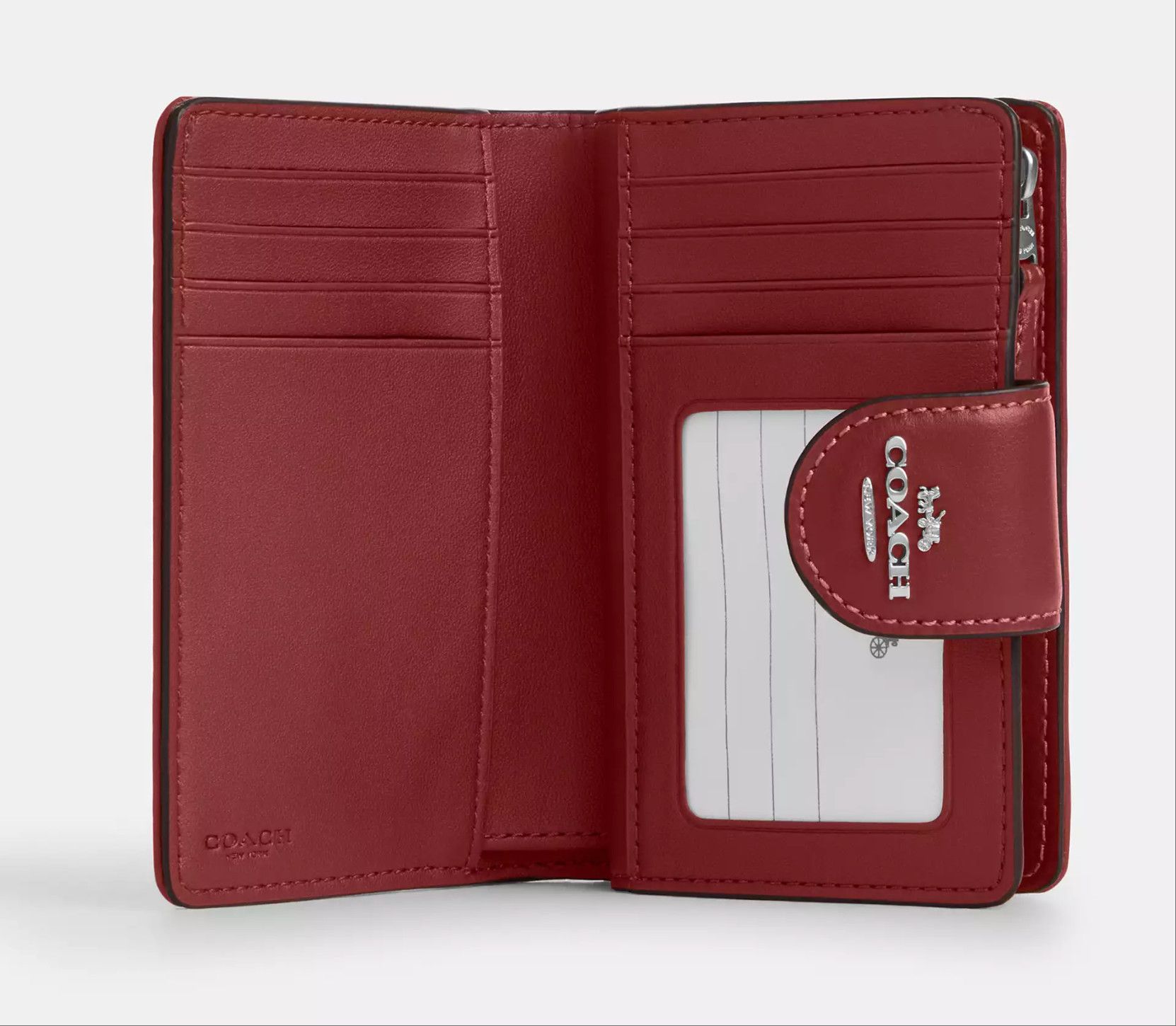 Coach Medium Corner Zip Wallet In Signature Denim CDF13 Size ONE SIZE - 9 Thumbnail
