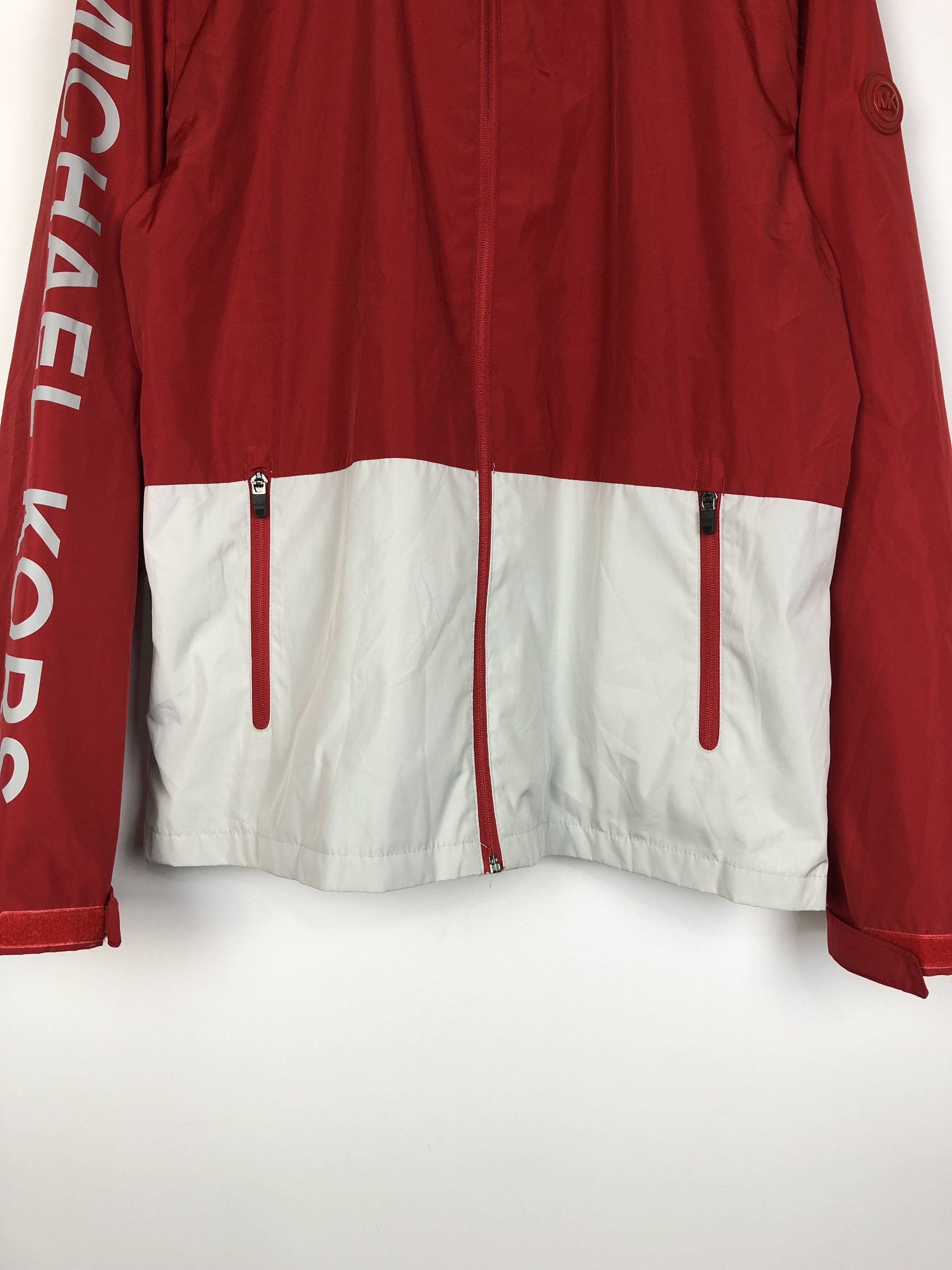 Michael Kors Michael Kors Perfomance Zip Jacket Windbreaker Red size L Size US L / EU 52-54 / 3 - 3 Thumbnail