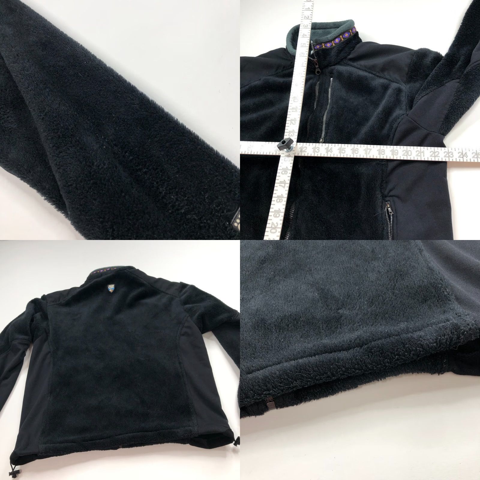 Vintage Kuhl ALF Large Polartec 100% Polyester Full Zip Jacket Black Women Regular Jacket Long Sleeve Mid-Length Size L / US 10 / IT 46 - 8 Thumbnail