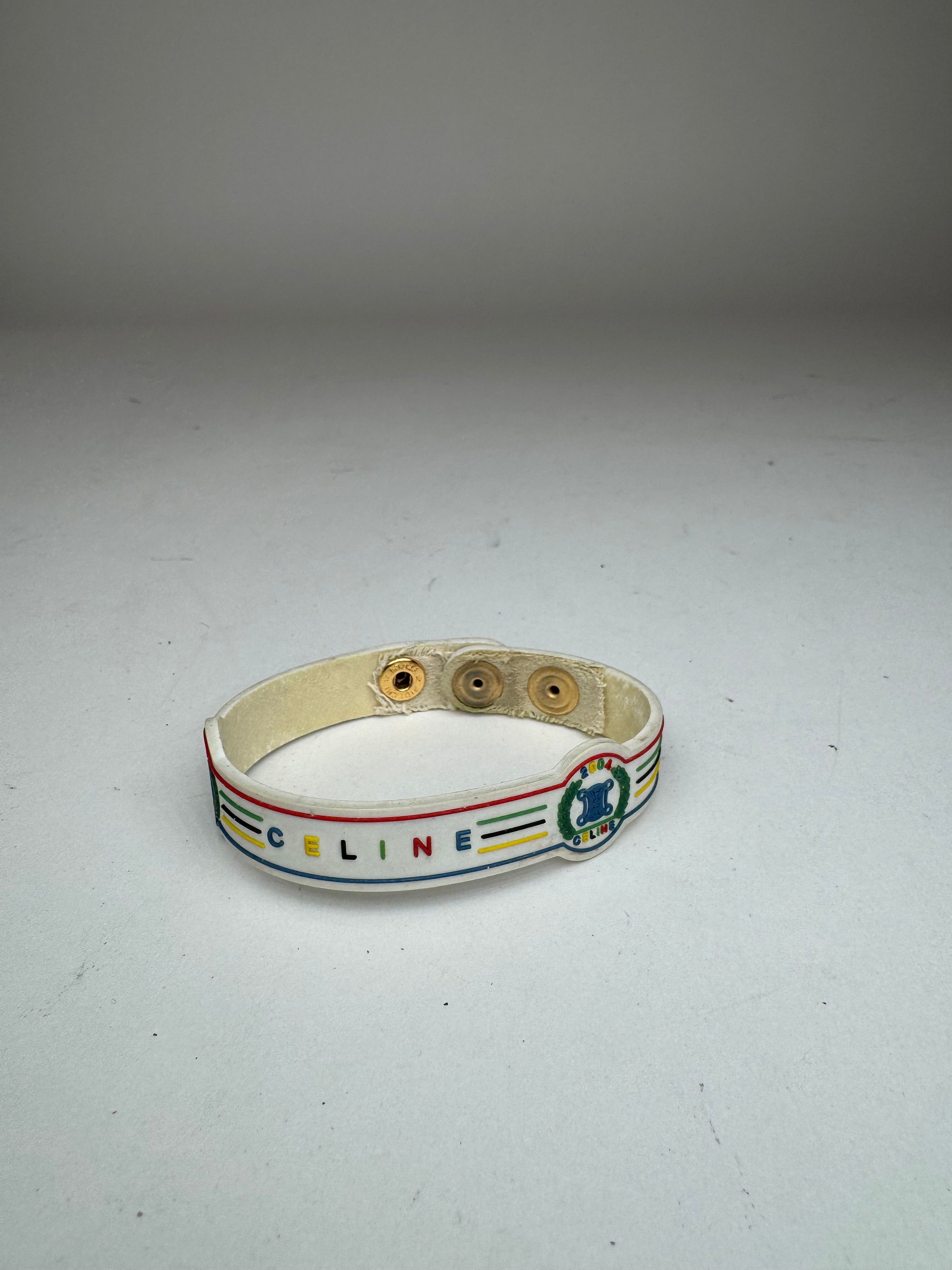 Celine Vintage Paris Plastic Bracelet Size ONE SIZE - 1 Thumbnail