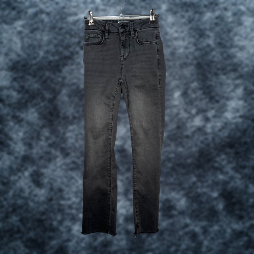 Frame FRAME Jeans Bootcut 5-Pocket Denim Gray Cotton Blend Size 23 Womens Size 40" / US 18 - 1 Thumbnail