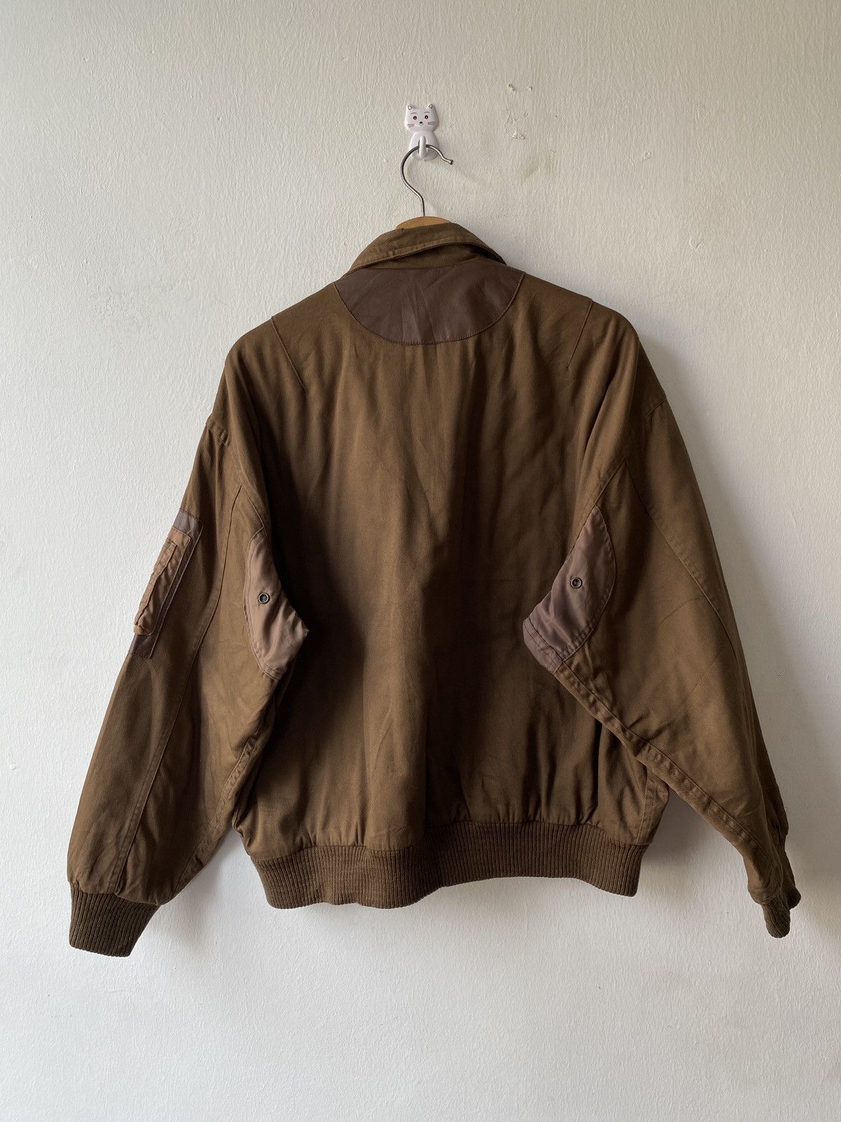 Japanese Brand 1990s - Edovi Tradition Commander Military Bomber Jacket Size US L / EU 52-54 / 3 - 4 Thumbnail
