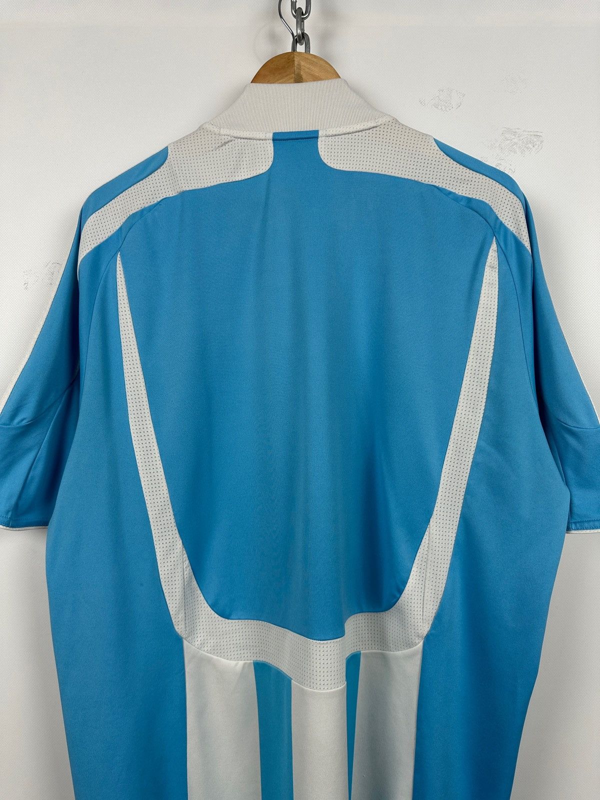 Adidas 2007/08 Adidas Olimpique Marseille Vintage Soccer Jersey Size US XL / EU 56 / 4 - 14 Thumbnail