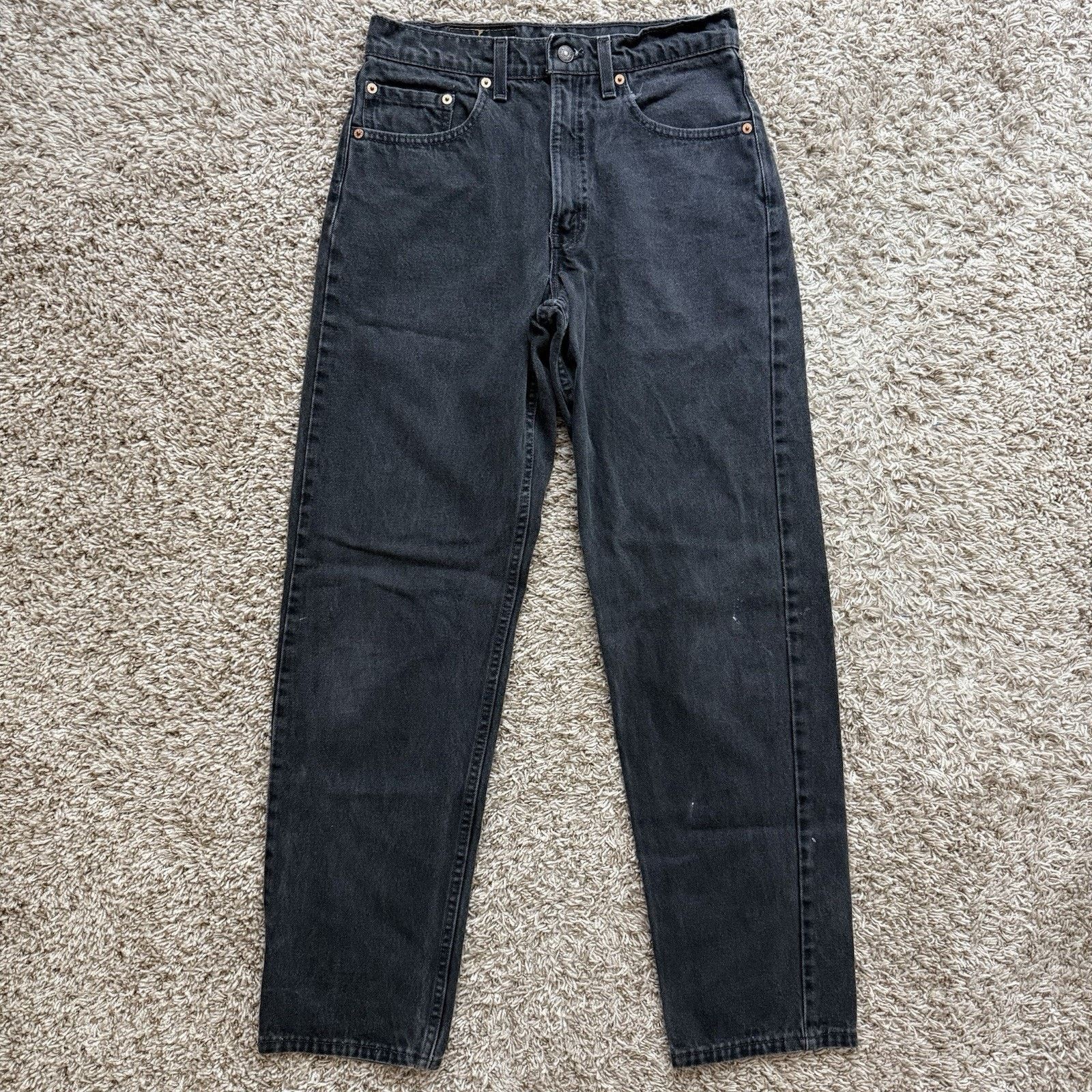 Levi's × Vintage Vintage Levi’s Made In USA 550 Relaxed Fit Black Denim Jeans Size US 28 / EU 44 - 1 Thumbnail