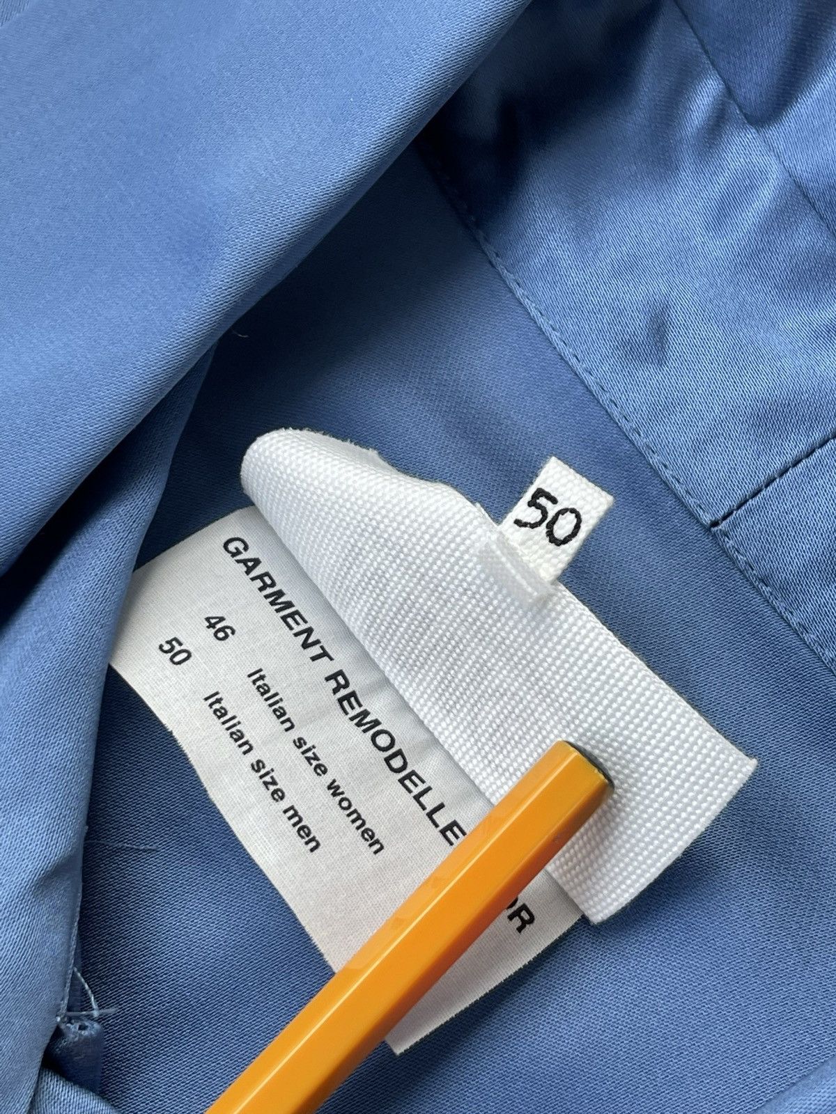 Maison Margiela !DS! SS22 Maison Margiela Bow Blue Viscose Shirt Size L / US 10 / IT 46 - 21 Thumbnail