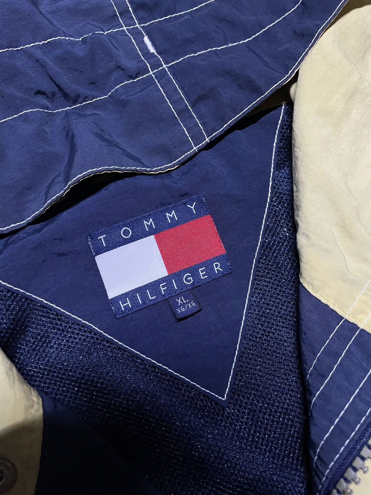 Tommy Hilfiger × Tommy Jeans × Vintage Tommy HiIfiger 985’Sailing gear packable Navy sportwear Size US XL / EU 56 / 4 - 14 Thumbnail