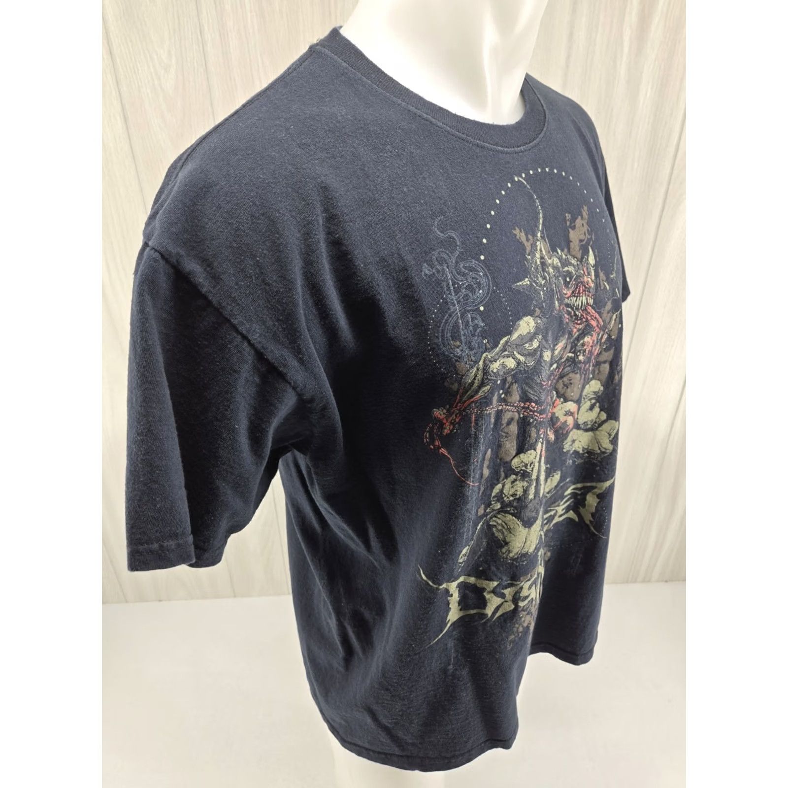 Fruit Of The Loom DISKREET Band T Shirt XL Large Black Mens Short Sleeve T-Shirt Band XL Size US XL / EU 56 / 4 - 7 Thumbnail