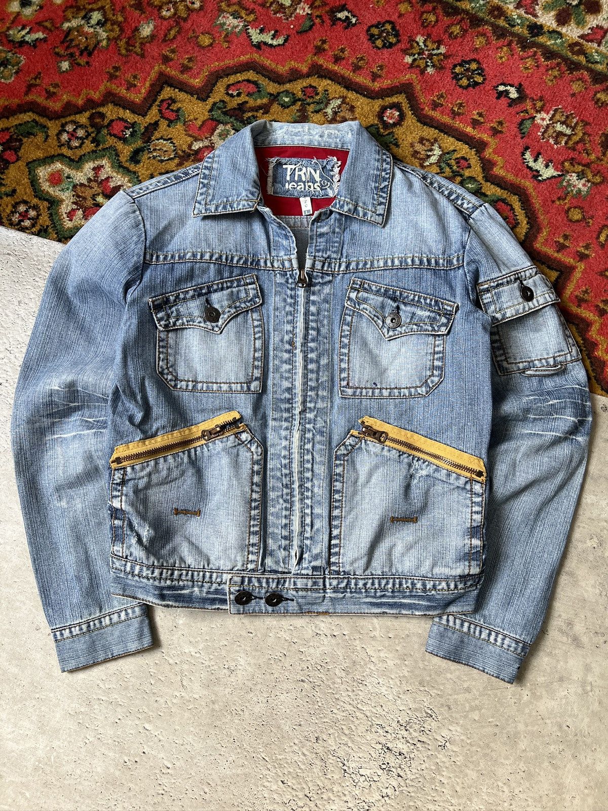 Diesel Racing style washed diesel japanese trucker jacket hype Size US L / EU 52-54 / 3 - 1 Thumbnail