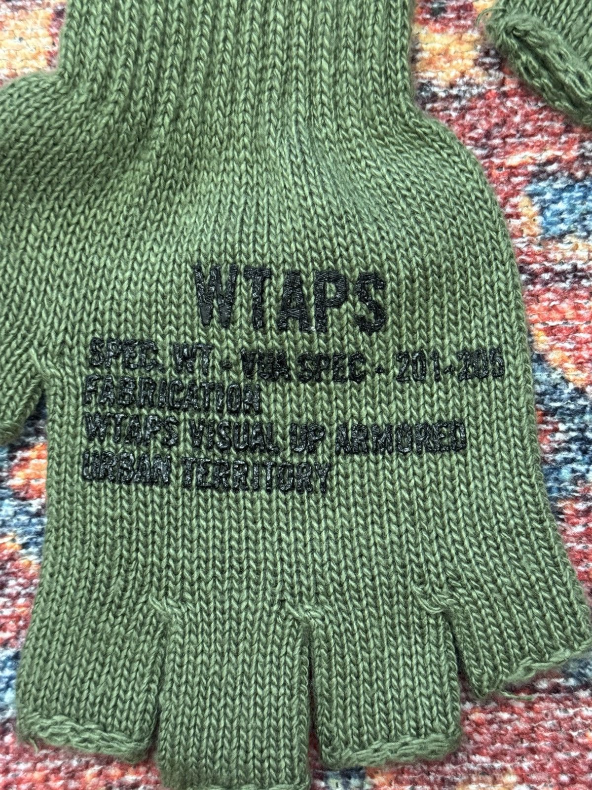 WTAPS RSP GLOVE オリーブドラブ Mサイズ Wtaps WTAPS OLIVE GREEN PRINTED GLOVES | Grailed