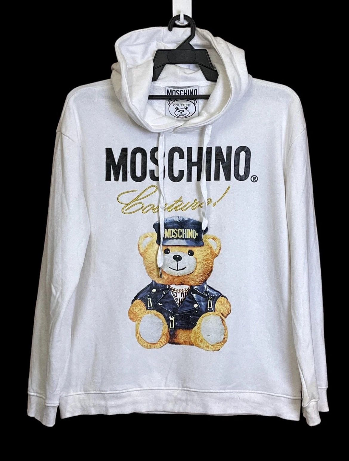 Moschino MOSCHINO MILANO COUTURE TEDDY BEAR PULLOVER HOODIES Size US L / EU 52-54 / 3 - 1 Thumbnail