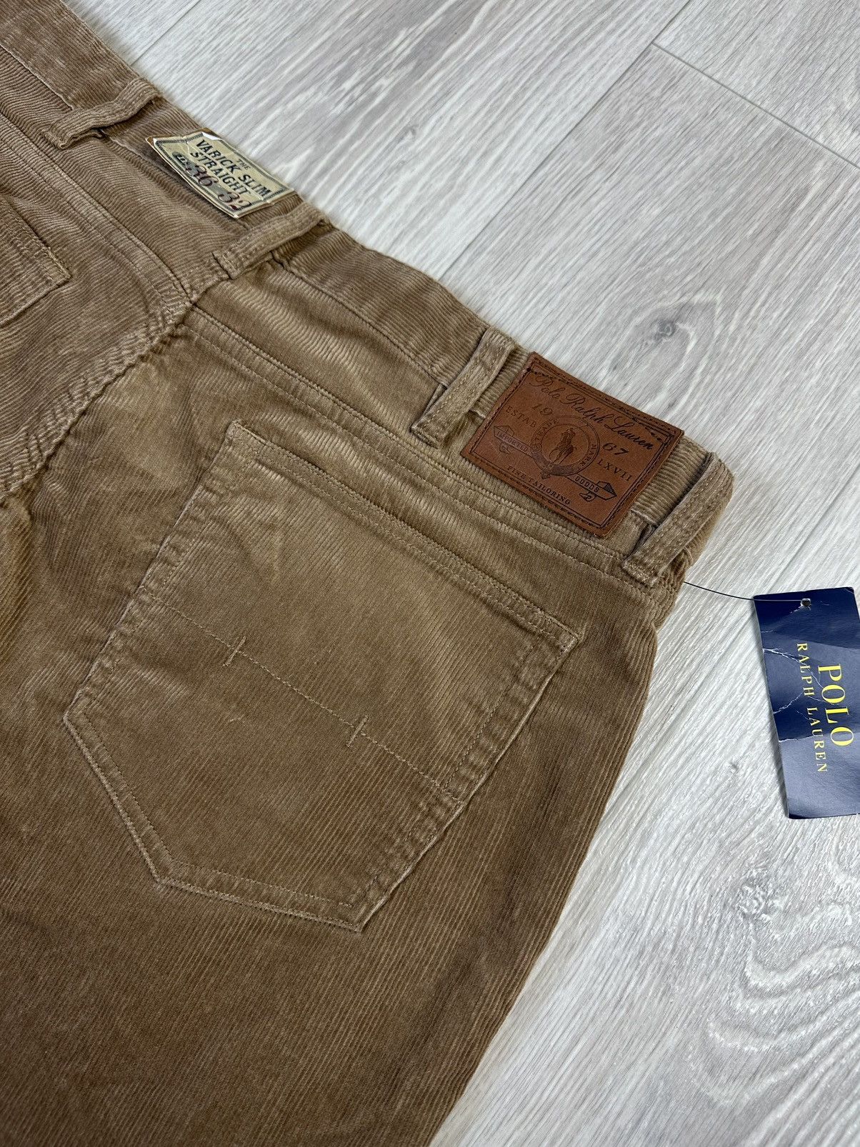 Polo Ralph Lauren Men’s Polo Ralph Lauren Velvet Pants Brown Corduroy Size 36 Size US 36 / EU 52 - 4 Thumbnail