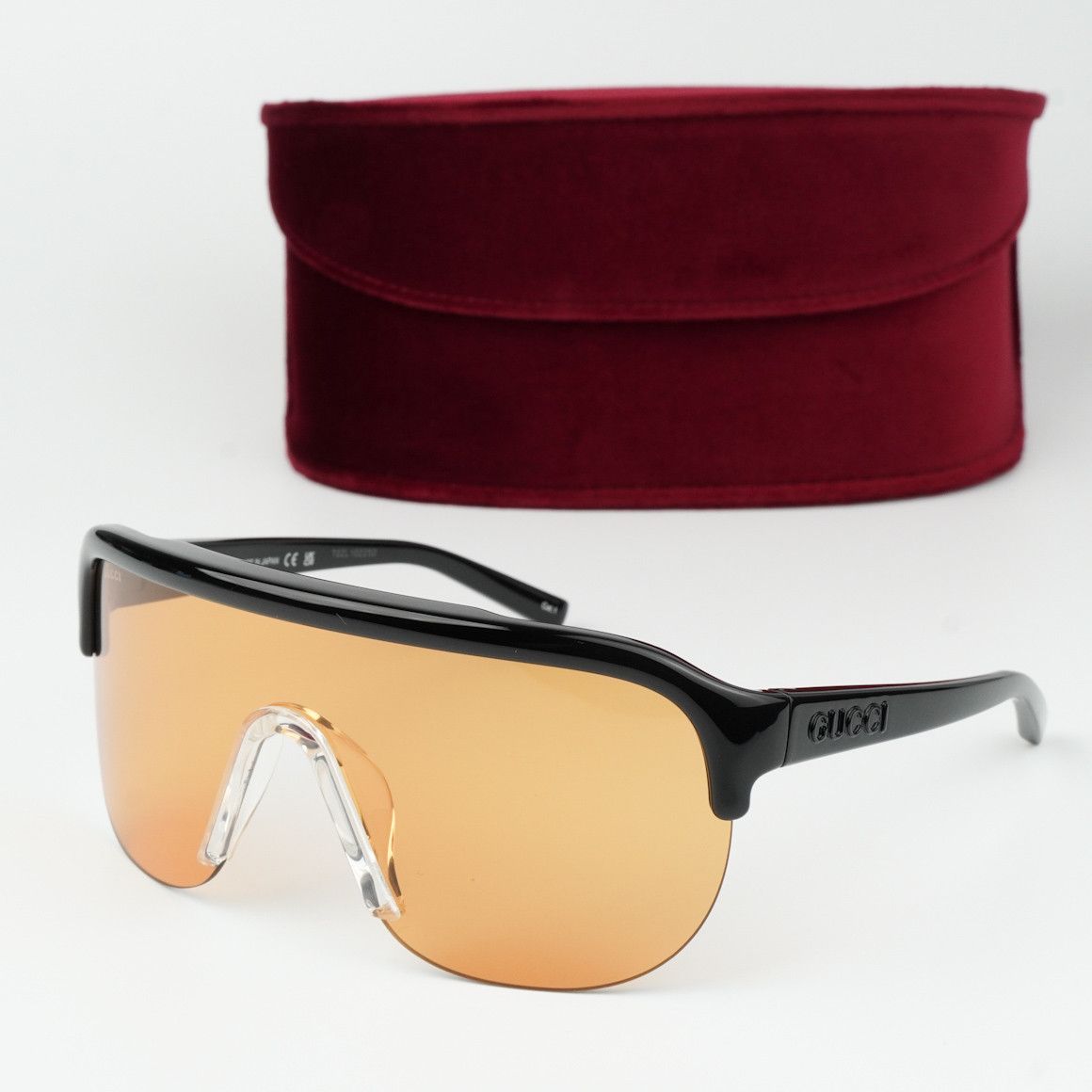 Gucci NEW Gucci GG1645S 005 Unisex Mask Sunglasses GG 1645S Size ONE SIZE - 1 Thumbnail