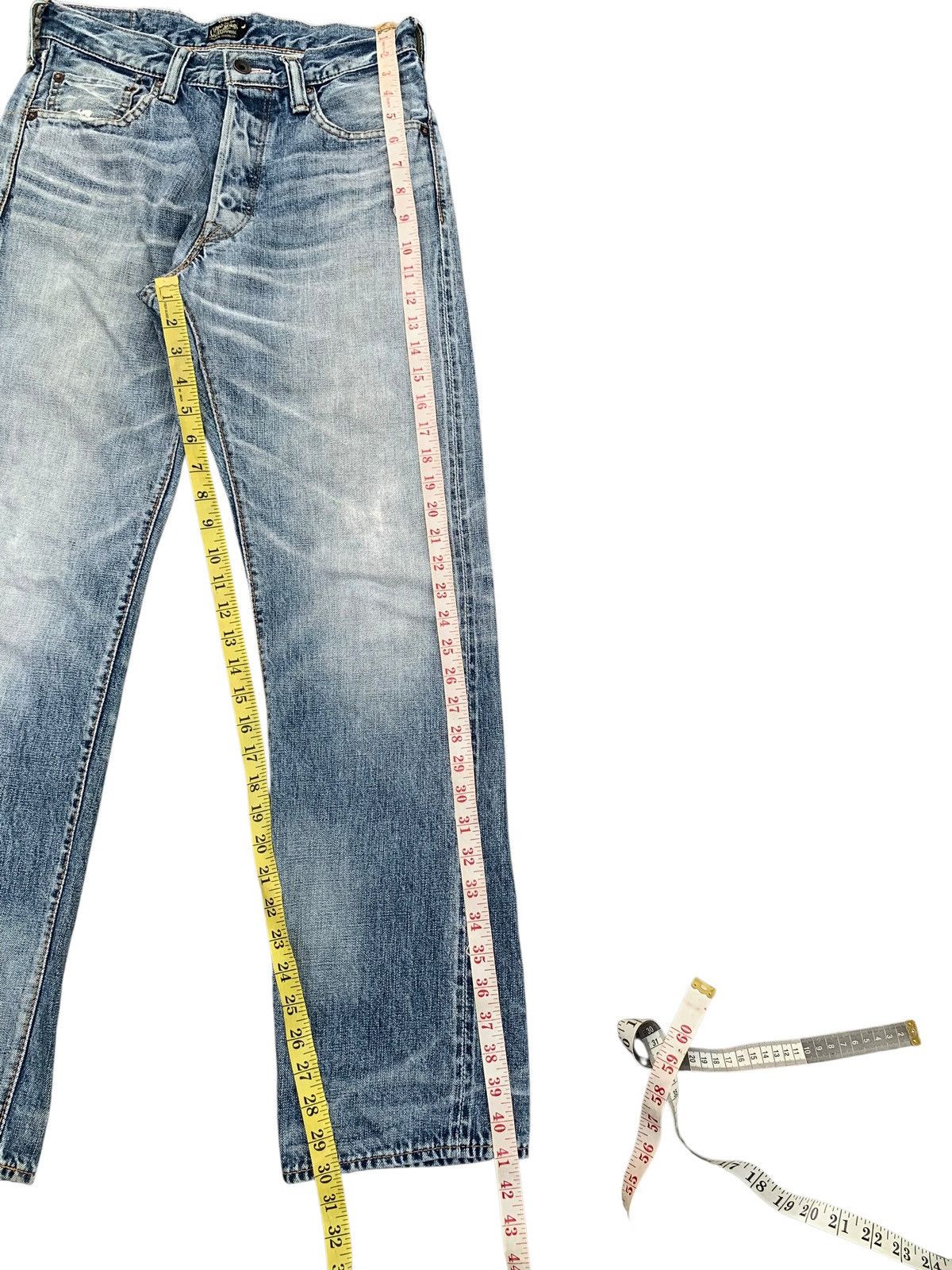 Kapital COOTIE SELVEDGE RUSTY MUDWASH JAPANESE DISTRESSED DENIM Size US 28 / EU 44 - 18 Thumbnail