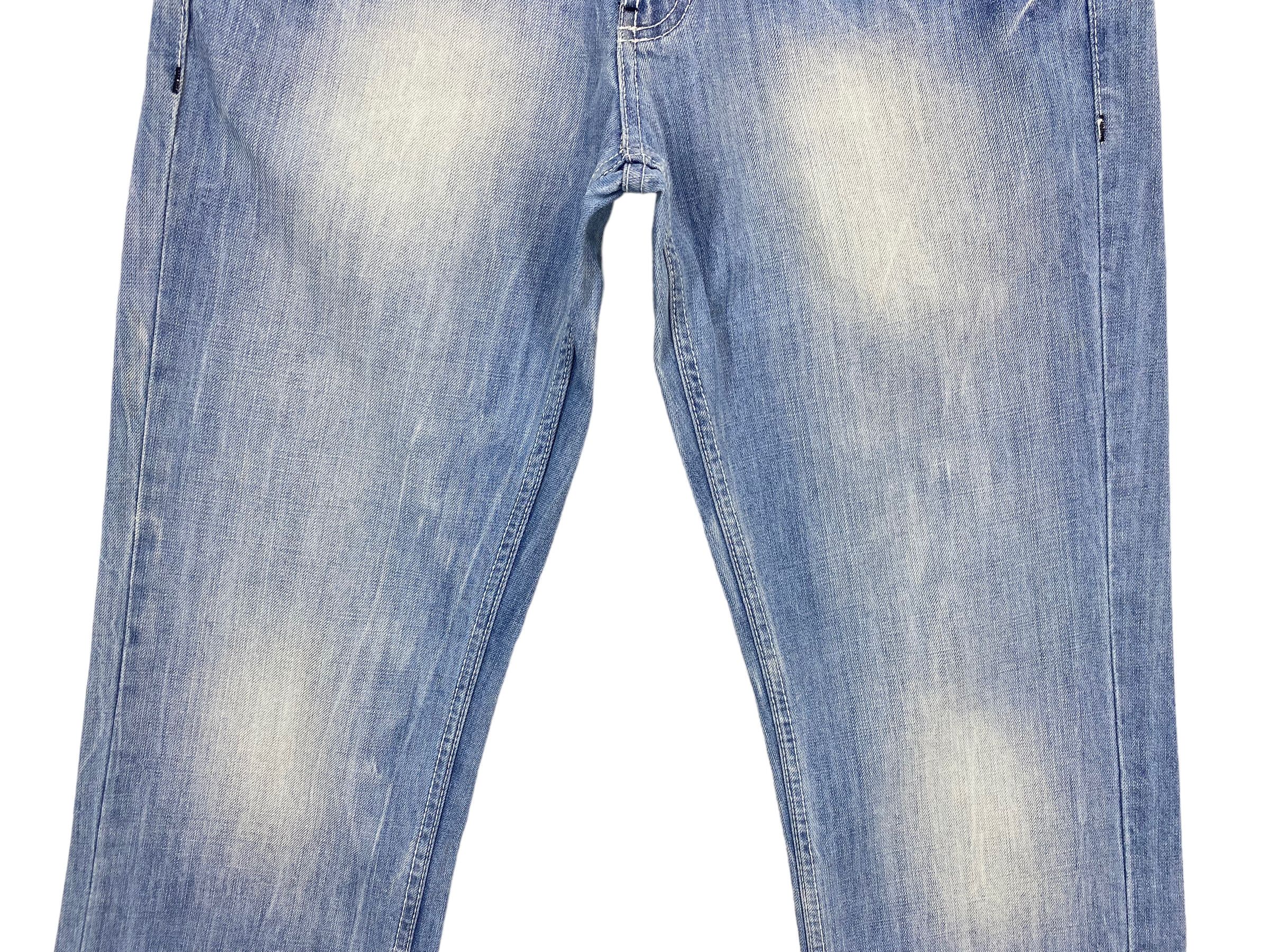 Japanese Brand Dodeca Jeans Light Wash Jeans Tapered Leg Jeans Size US 32 / EU 48 - 4 Thumbnail