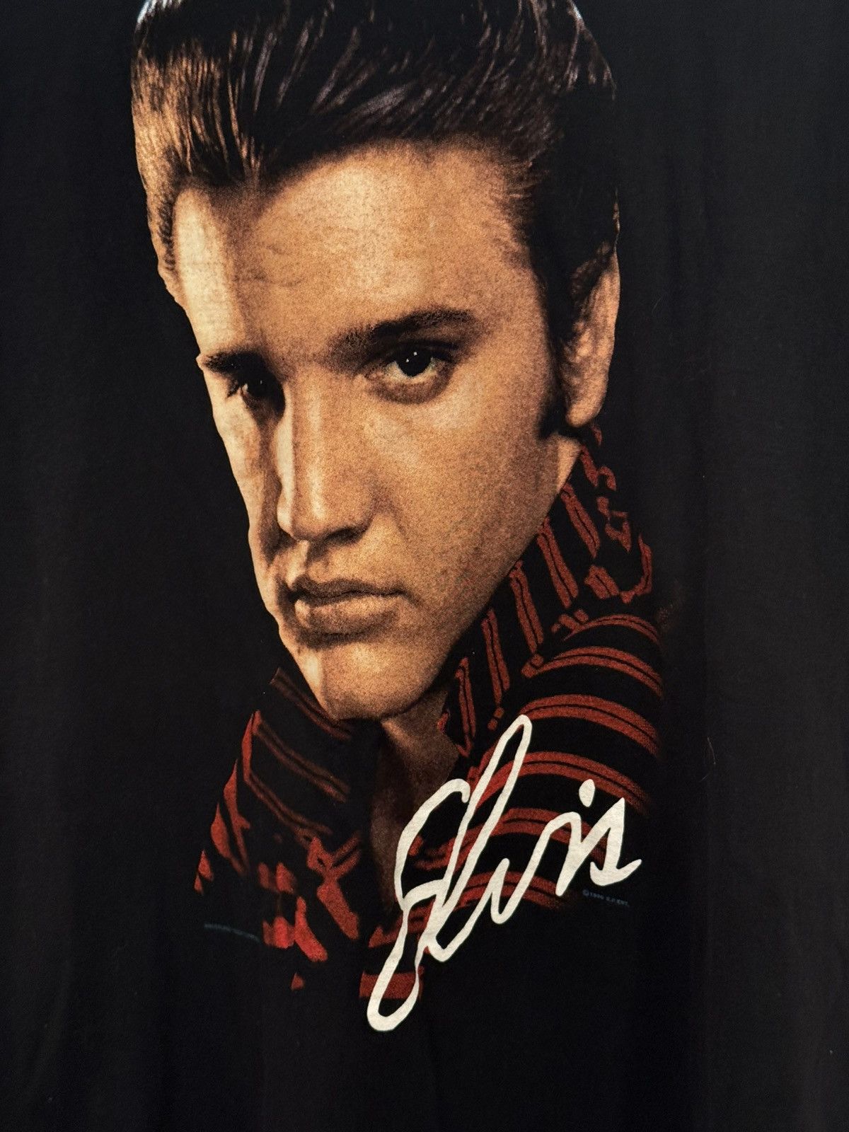 Hanes Rare Vintage 1990 Elvis Presley Graphic Tee- Made in USA Size US XL / EU 56 / 4 - 3 Thumbnail