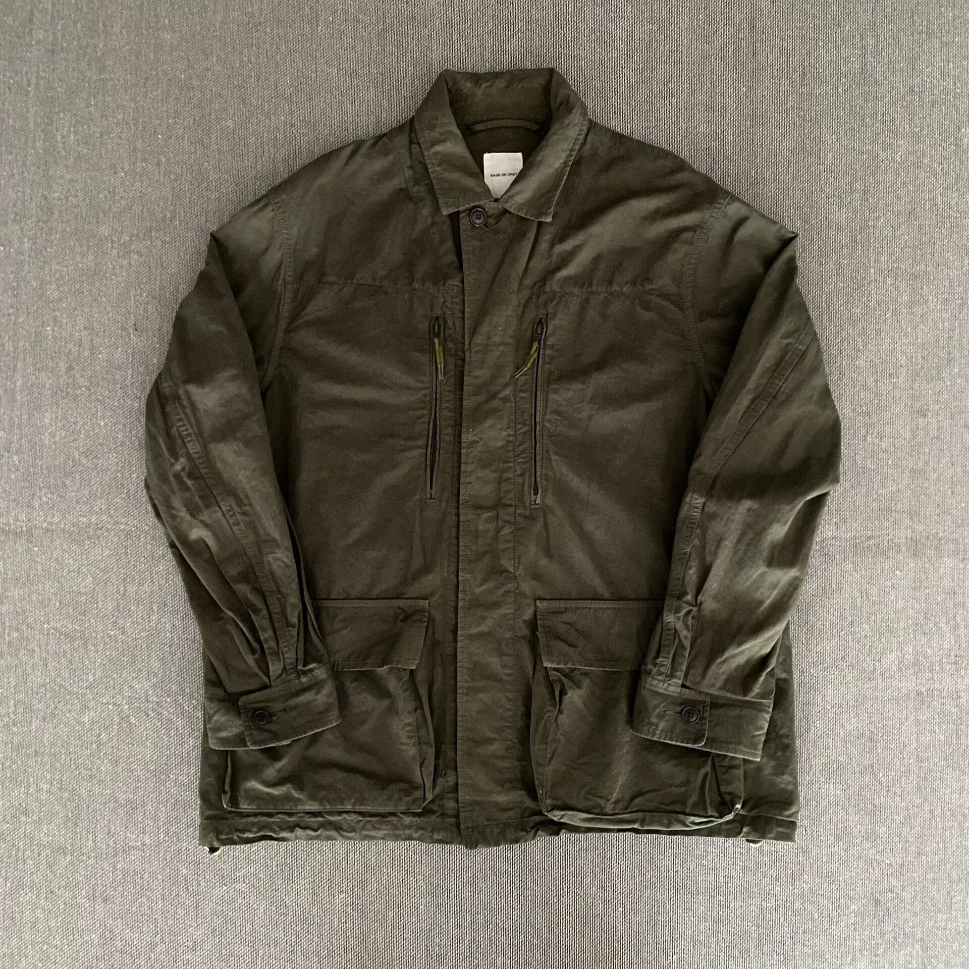 Sage De Cret Sage De Cret Military Green Jacket Size US L / EU 52-54 / 3 - 1 Thumbnail