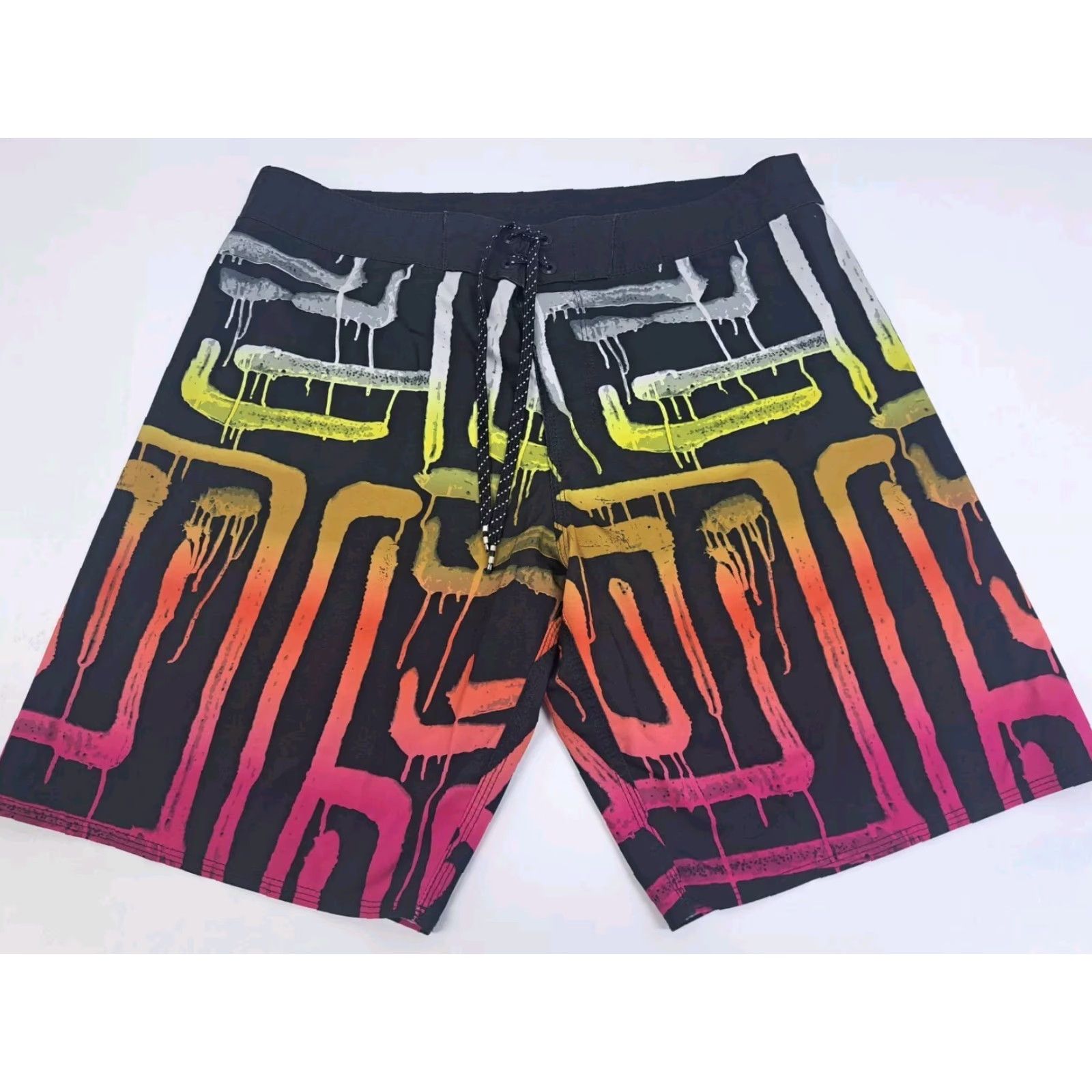 Billabong Billabong Mens Board Shorts 33 Multicolor Poly/Spandex Quick Dry Pockets Drawstring 9" Inseam Mens, Beach, Surfing, Outdoor Size US 33 - 2 Thumbnail