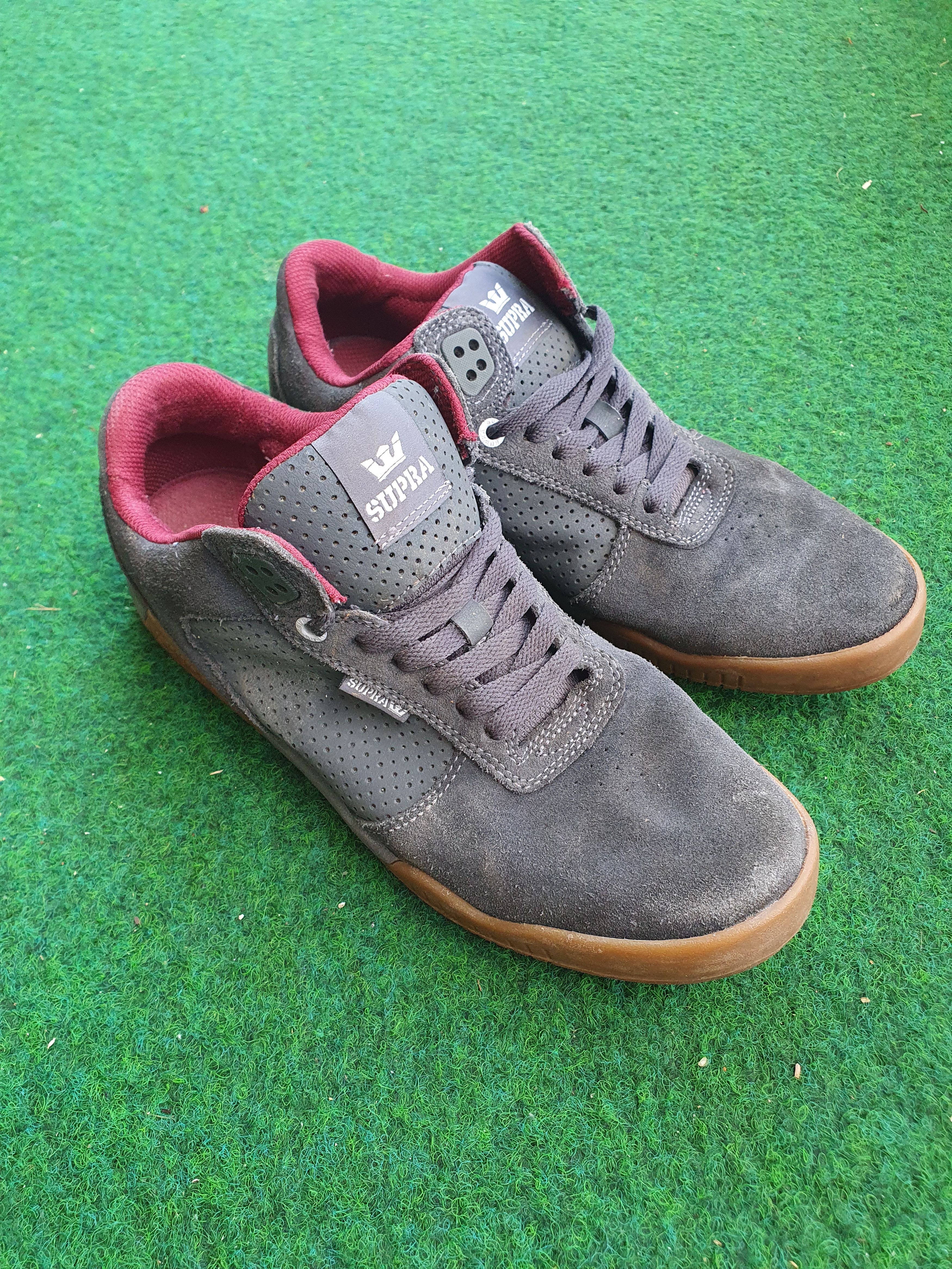 Supra Supra Erik Ellington Magnet Gum Suede Mid-Top Skate Shoes Size US 9 / EU 42 - 2 Thumbnail