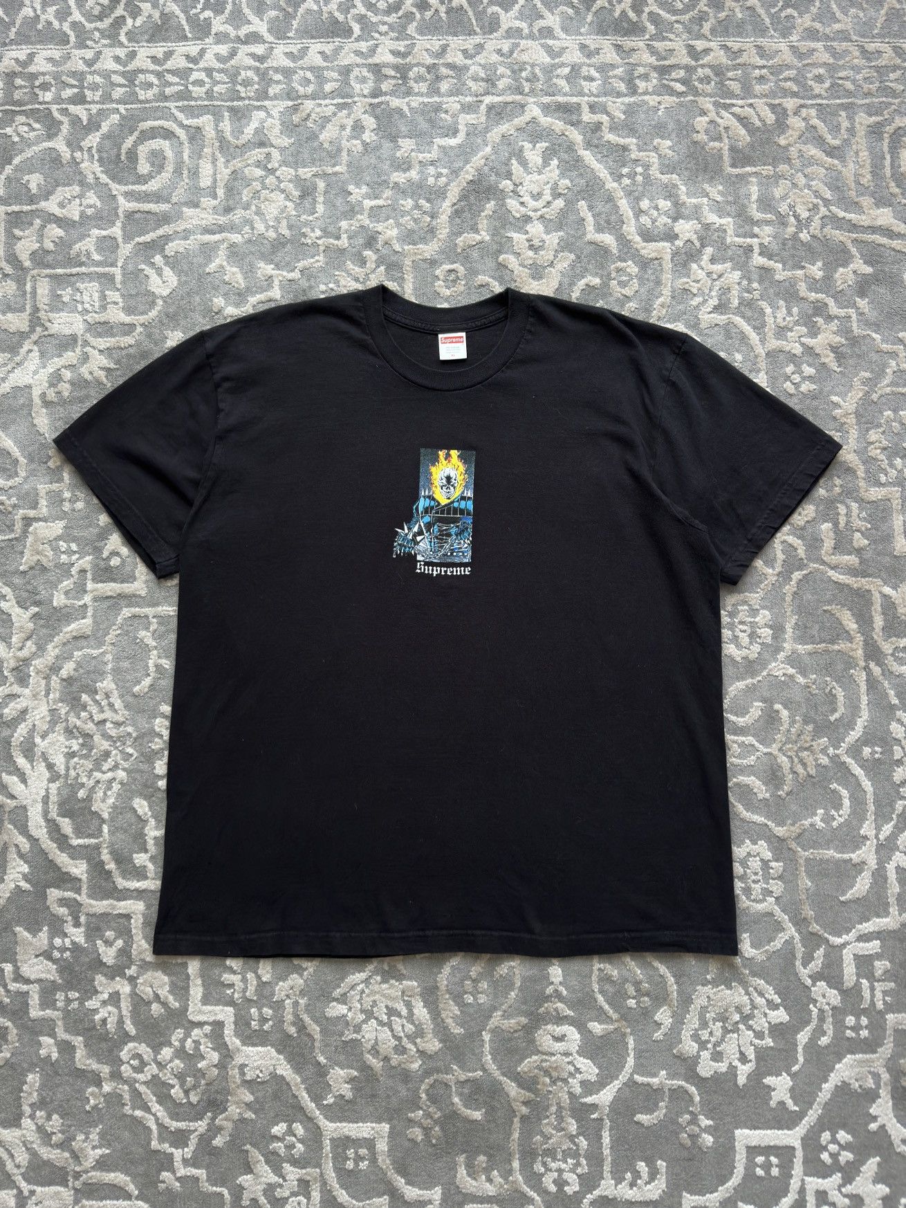 Supreme ghost rider tee online