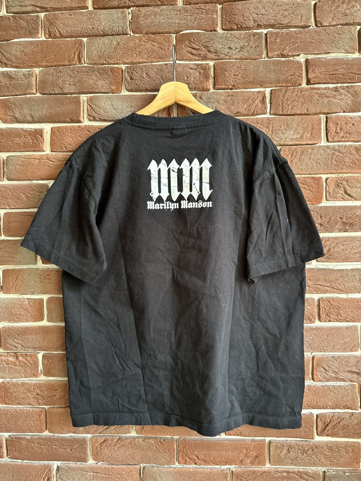 Vintage Marilyn Manson Age Grotesque Vintage 00s Band Tee Rock Rare Size US L / EU 52-54 / 3 - 2 Thumbnail