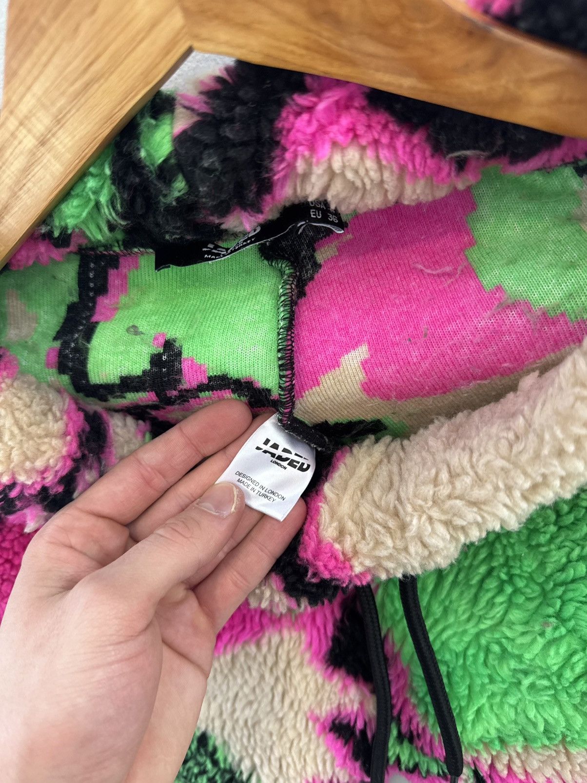 Jaded London Jaded London Multicoloured Fleece Pants Japanese Style Y2K Size US 30 / EU 46 - 4 Thumbnail