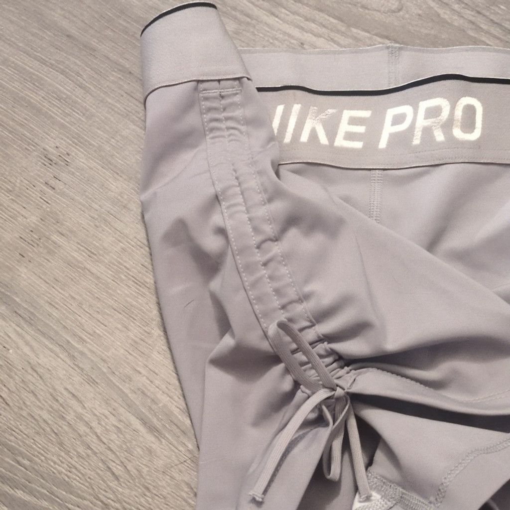 Nike Nike pro gray side cinch ties size large Size 31" - 2 Thumbnail