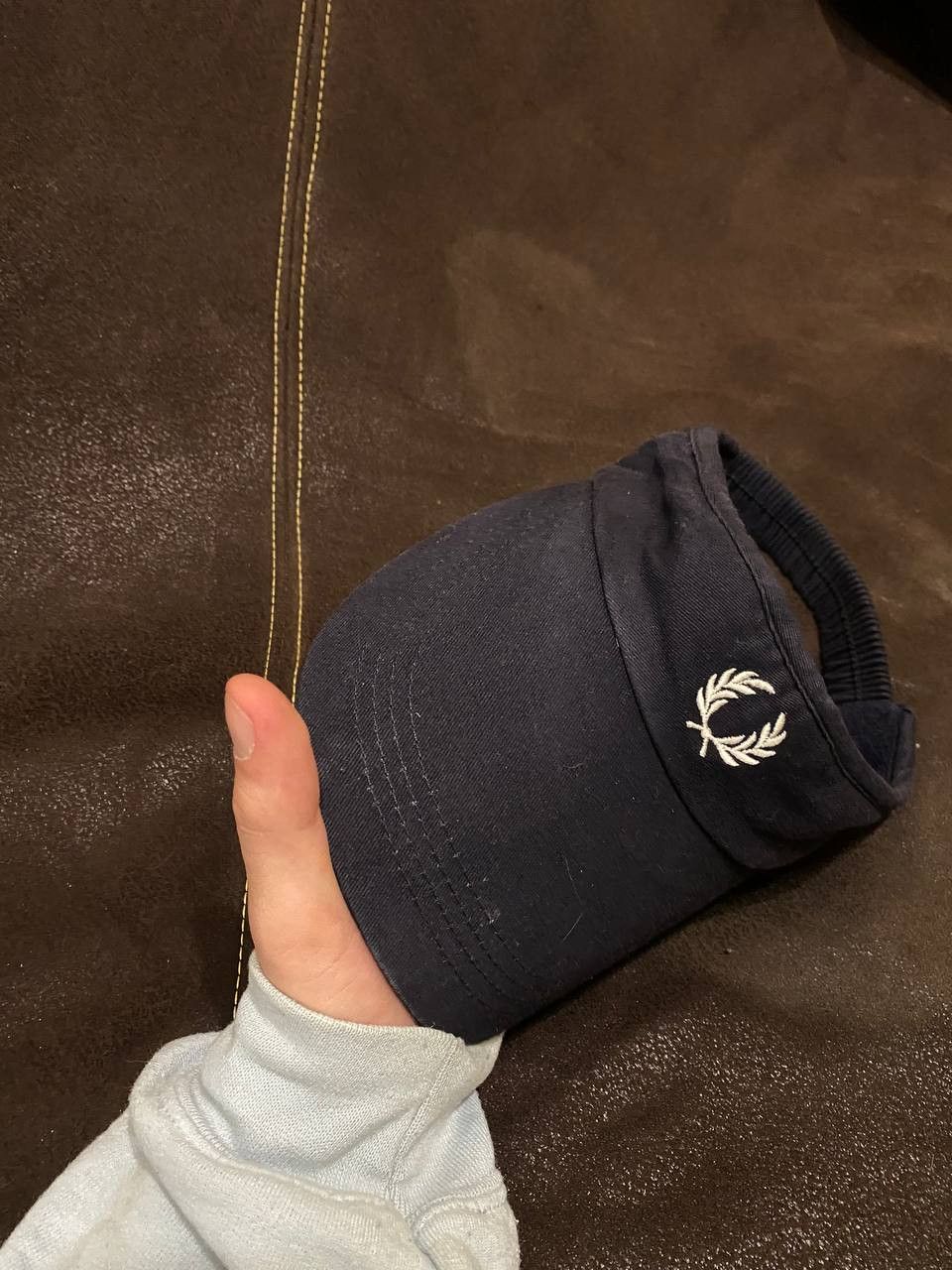 Fred Perry Cap logo Y2K Hats Fred Perry streetwear Tennis Visor Size ONE SIZE - 4 Thumbnail