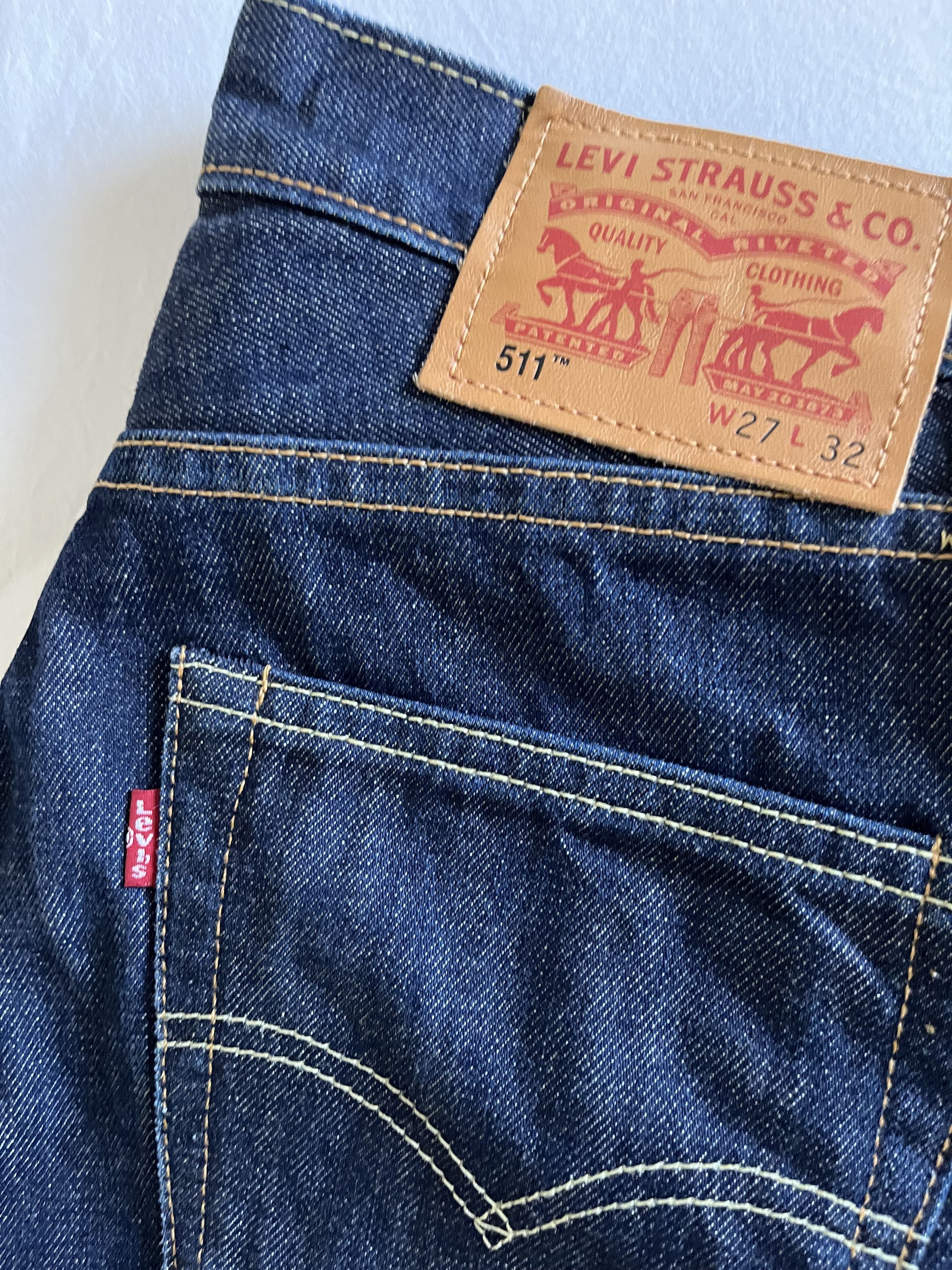 Levi's Levi's 511 White Oak Cone Denim 28 x 29 USA made Size US 27 - 4 Thumbnail