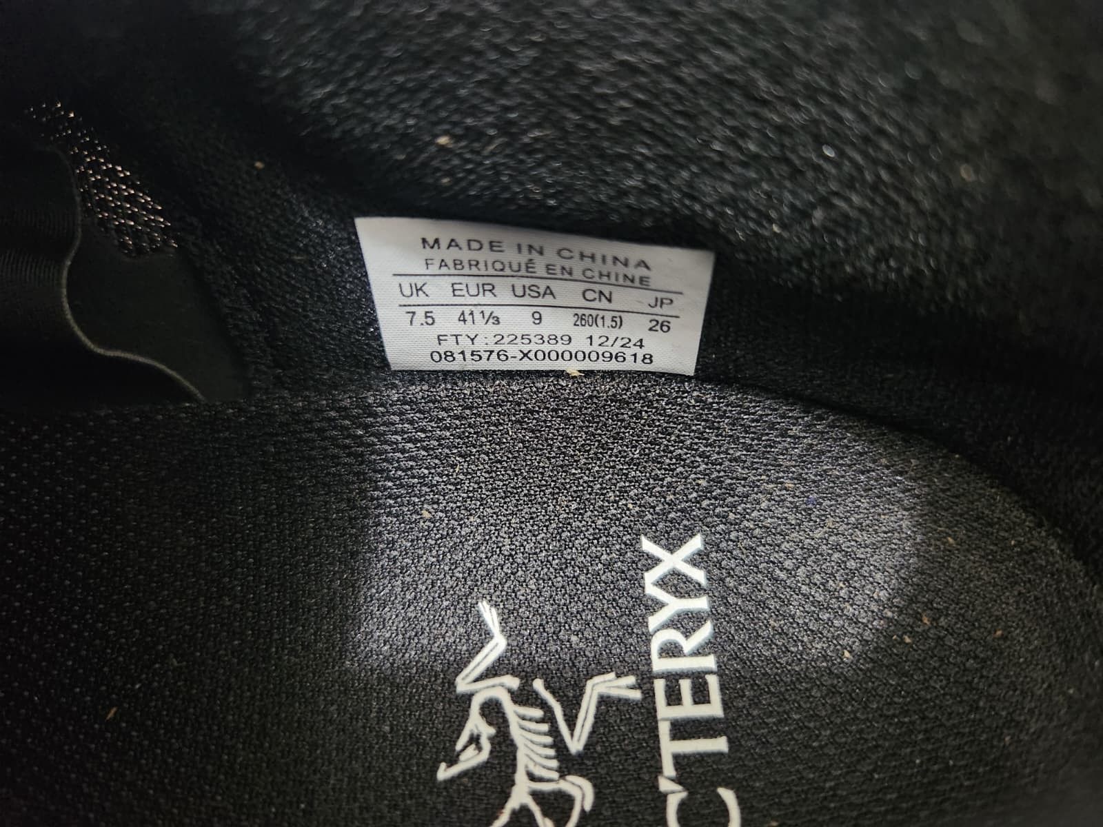 Arc'teryx Arc’teryx Norvan LD 4 W Black W9 Trail Shoes Size US 9 / IT 39 - 10 Thumbnail