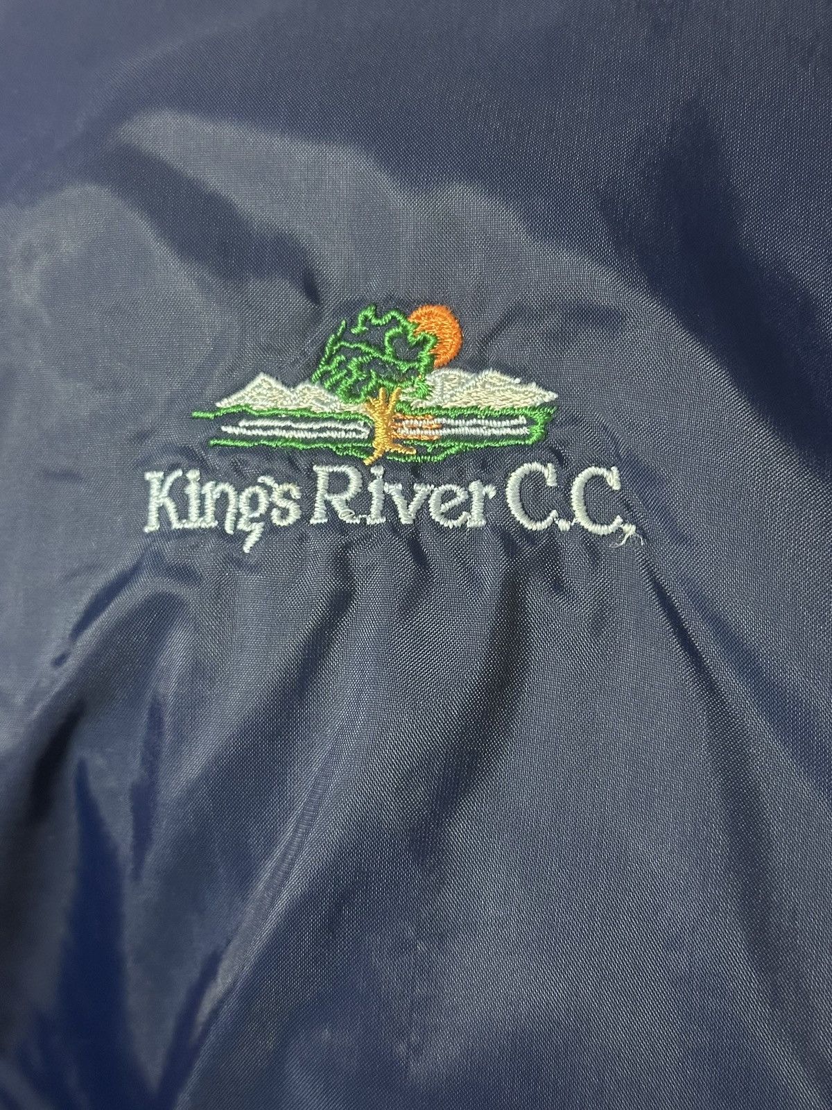 Antigua King Rivers Country Club Navy Blue Coaches Jacket Size XL Size US XL / EU 56 / 4 - 4 Thumbnail
