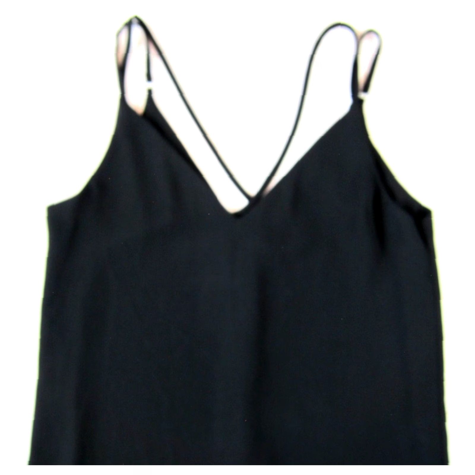 Topshop TOPSHOP NWT Crisscross Classic Black Tank Slip Dress Women Size 4 Small NWT Size S / US 4 / IT 40 - 5 Thumbnail