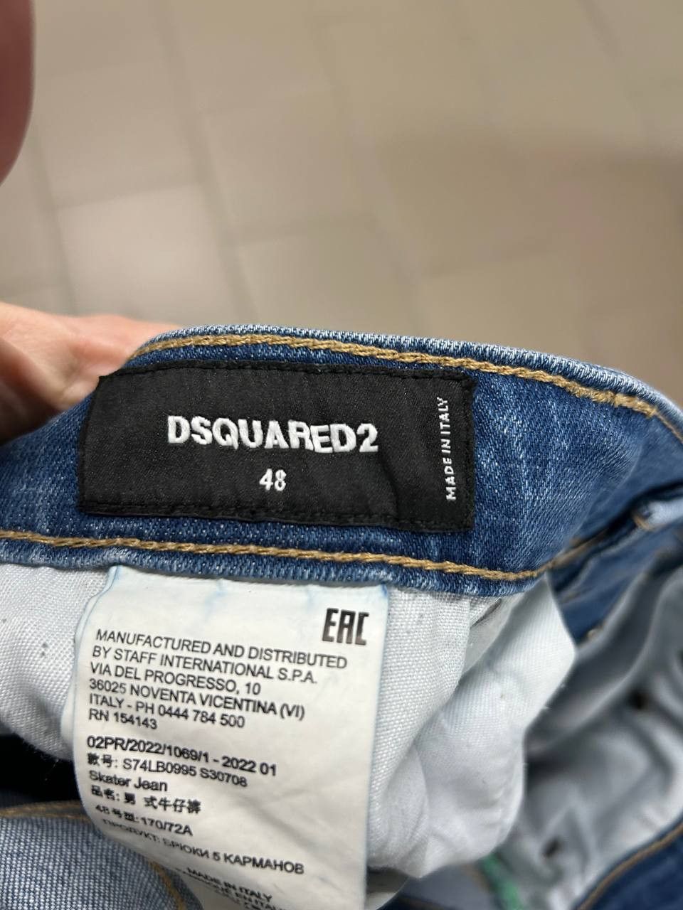 Dsquared2 Dsquared2 mens skater jean jeans size 48 / M Size US 32 / EU 48 - 11 Thumbnail