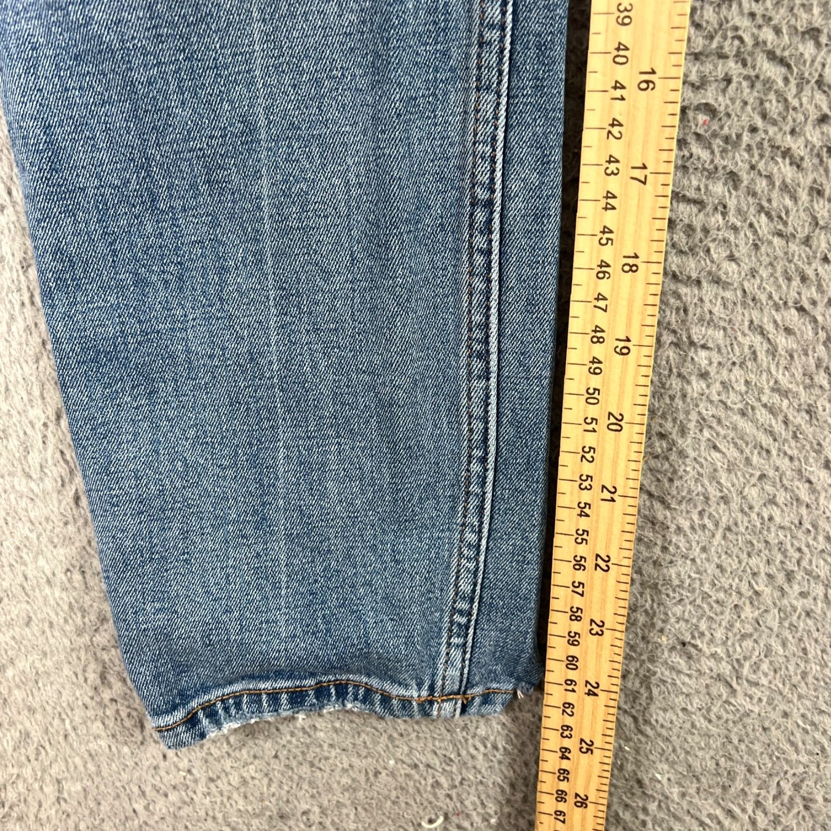 Abercrombie & Fitch Abercrombie & Fitch Womens Jeans 4s Blue Denim The Skinny High Rise QR? Size 27" / US 4 / IT 40 - 3 Thumbnail