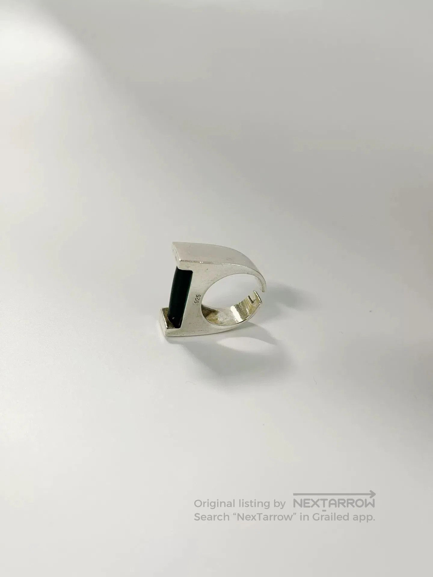 Fotus Fotus 925 Silver Blue Fluorescent Ring. Size ONE SIZE - 4 Thumbnail