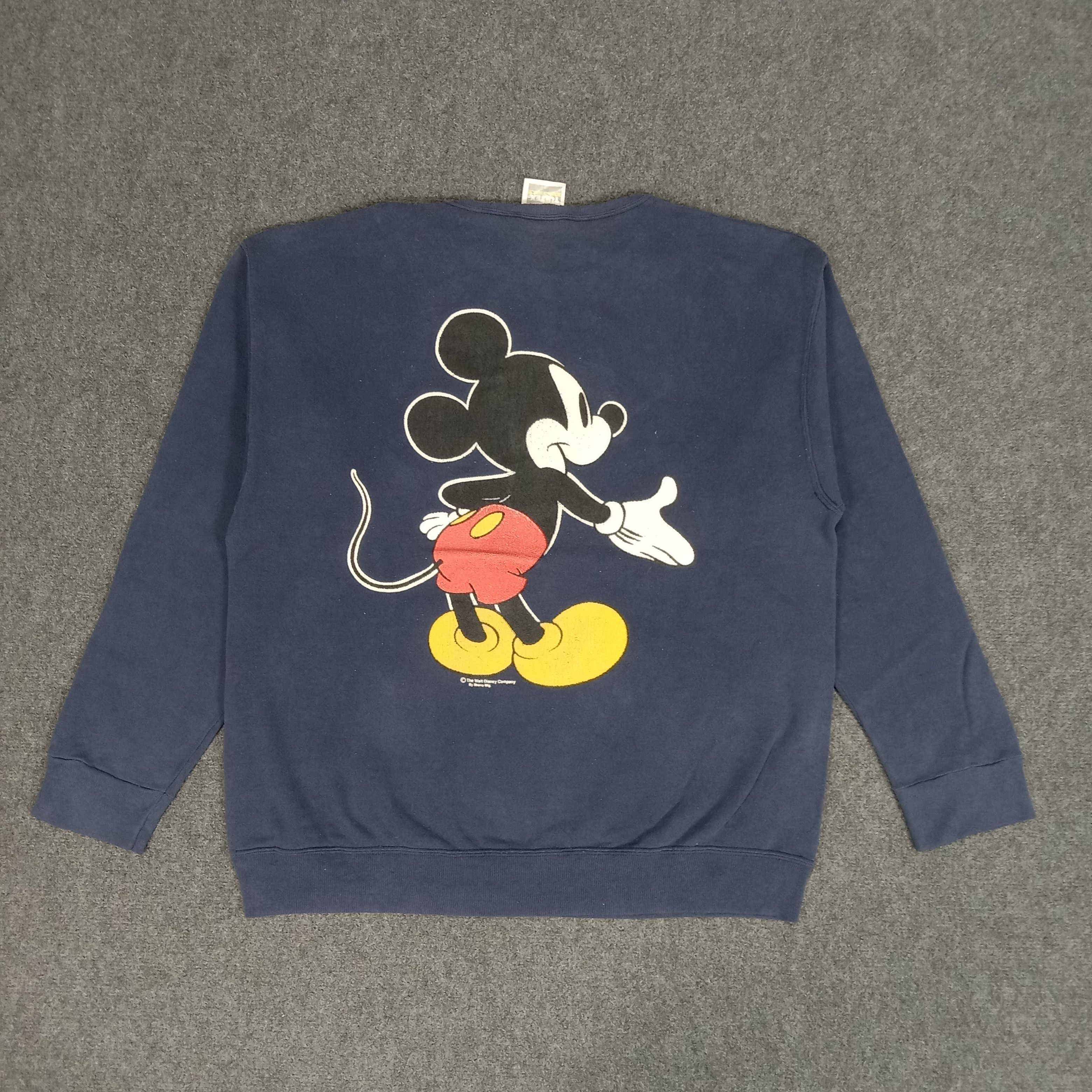 Cartoon Network × Disney × Vintage Mickey Mouse California Mirror Print Sweatshirt Size US L / EU 52-54 / 3 - 6 Thumbnail