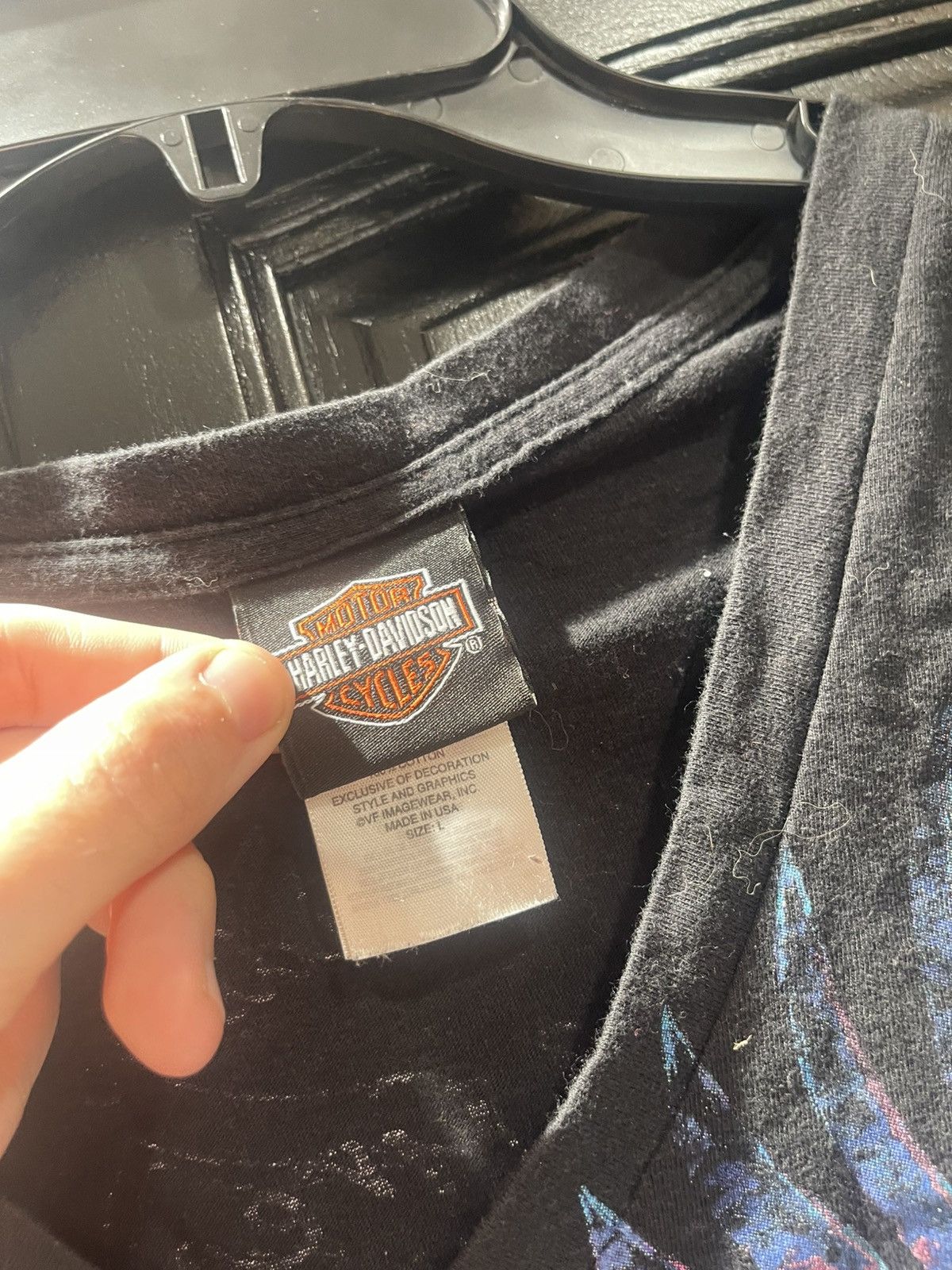 Harley Davidson Harley Davidson Motorcycle Women’s Long Sleeve V neck Size L / US 10 / IT 46 - 3 Thumbnail