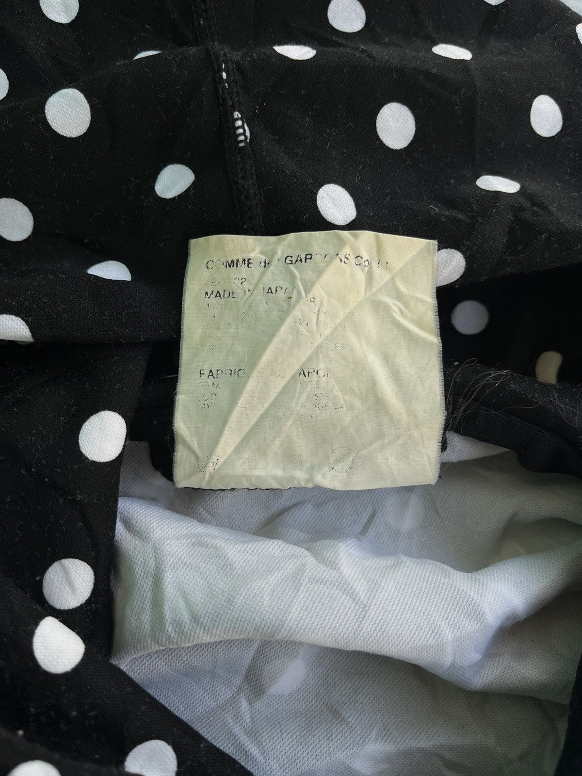 Junya Watanabe JUNYA WATANABE COMME des GARCONS Polka Dot Zip Hoodie Size US M / EU 48-50 / 2 - 6 Thumbnail