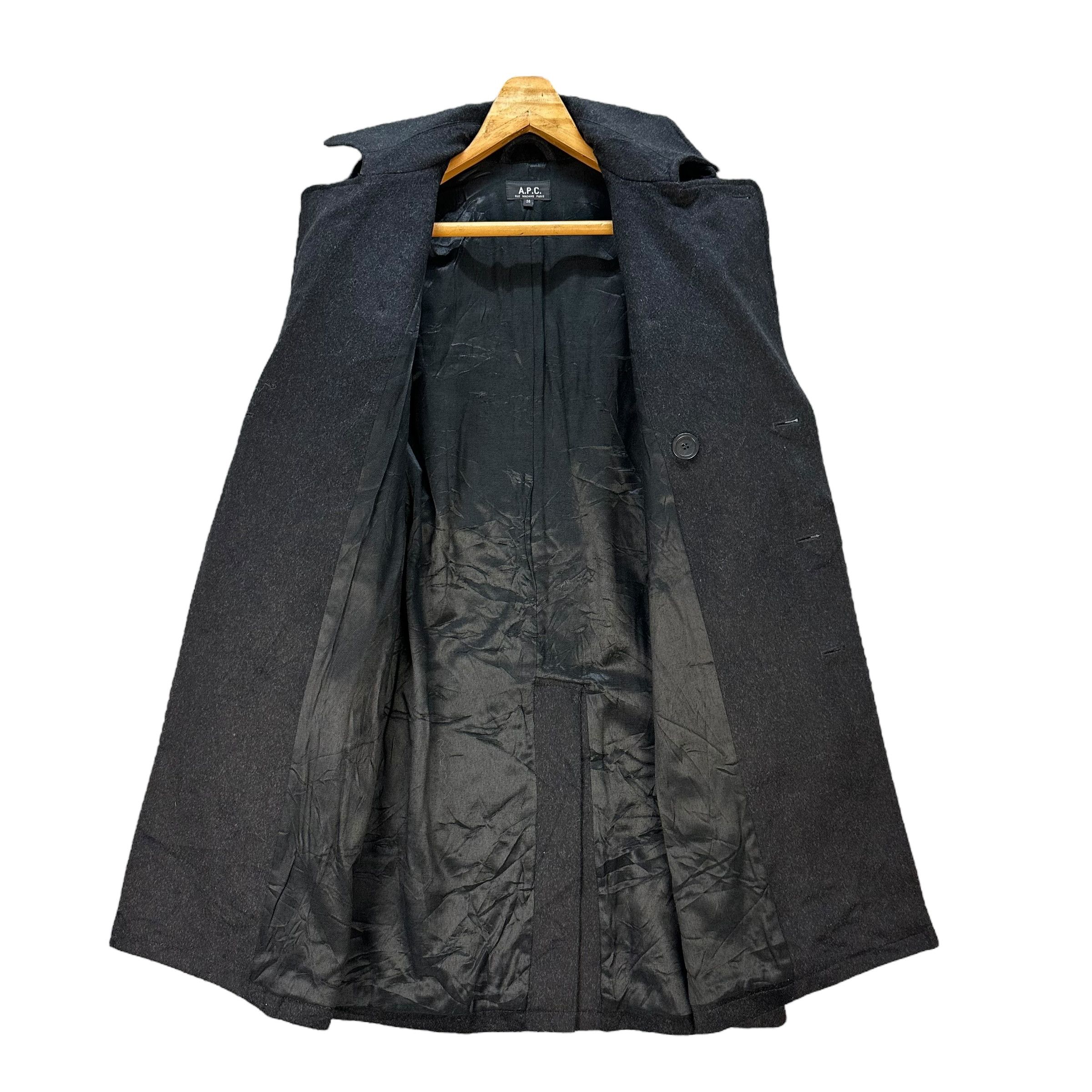 A.P.C. A.P.C. Wool Blend Double Breasted Trench Coat #A80-1925 Size XS / US 0-2 / IT 36-38 - 7 Thumbnail