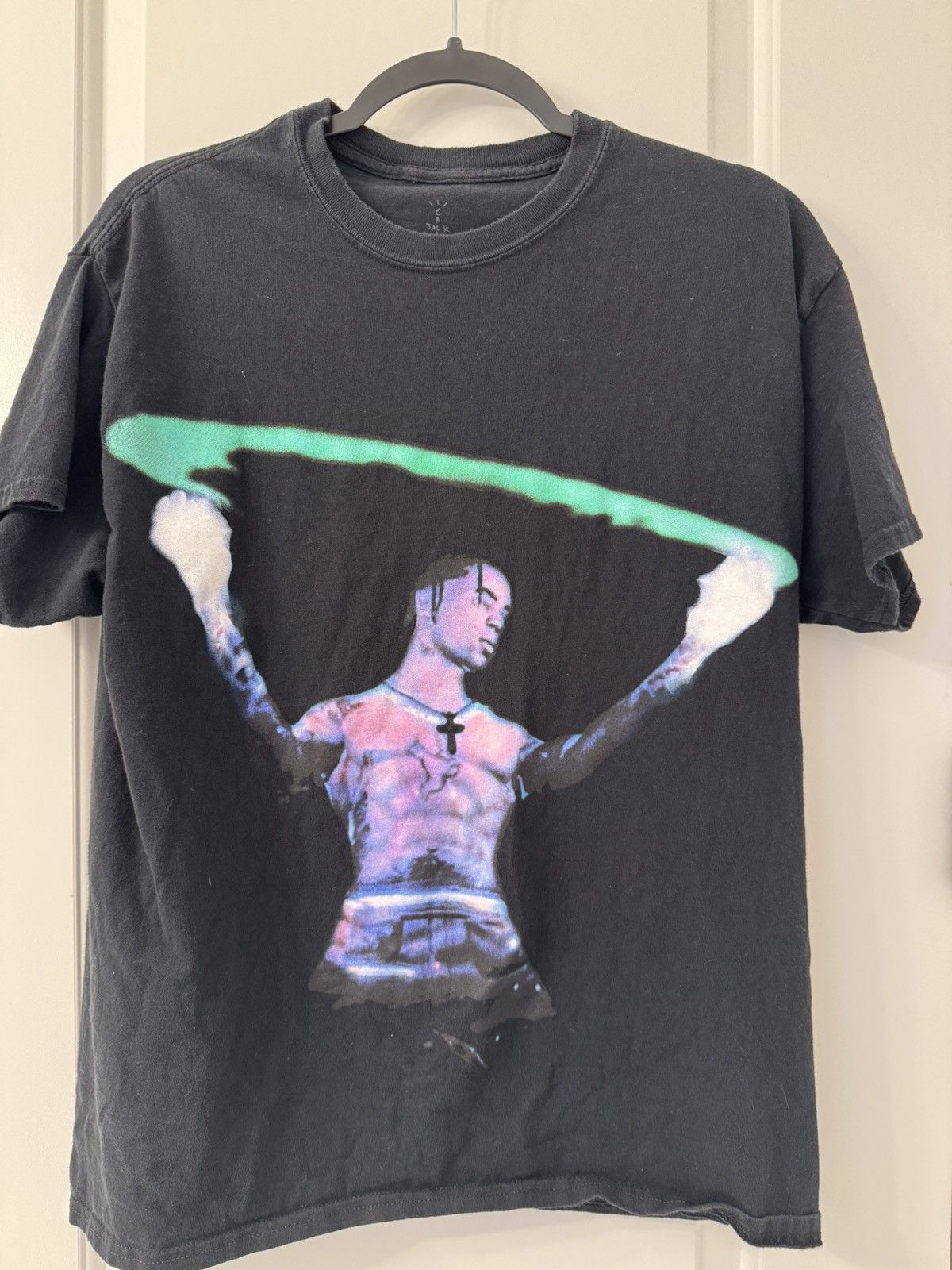 Travis Scott Cactus Jack Fortnite Washed Black T-3500