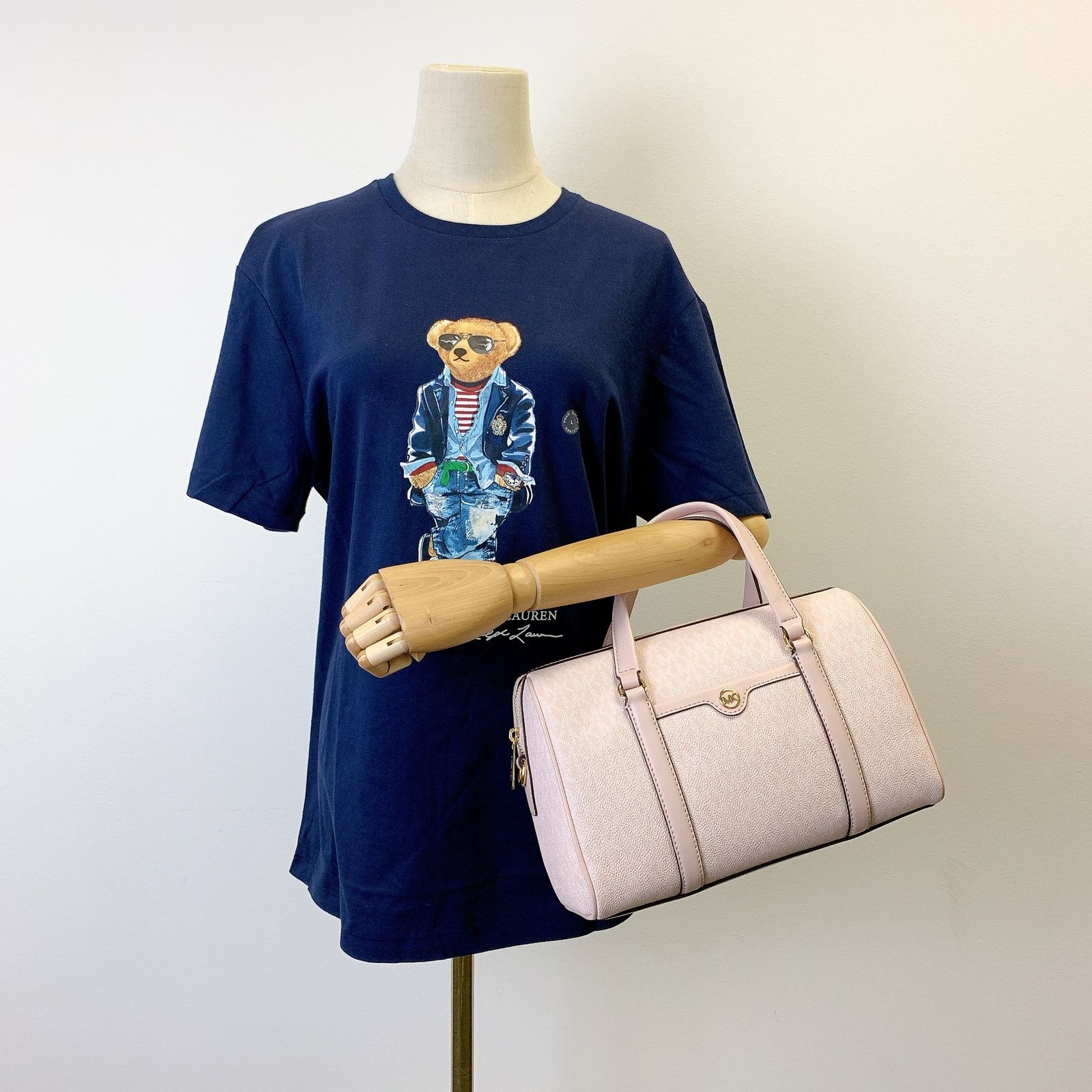 Michael Kors Michael Kors 35S4GTFS2B Jet Set Medium Signature PWDR BLSH Size ONE SIZE - 8 Thumbnail