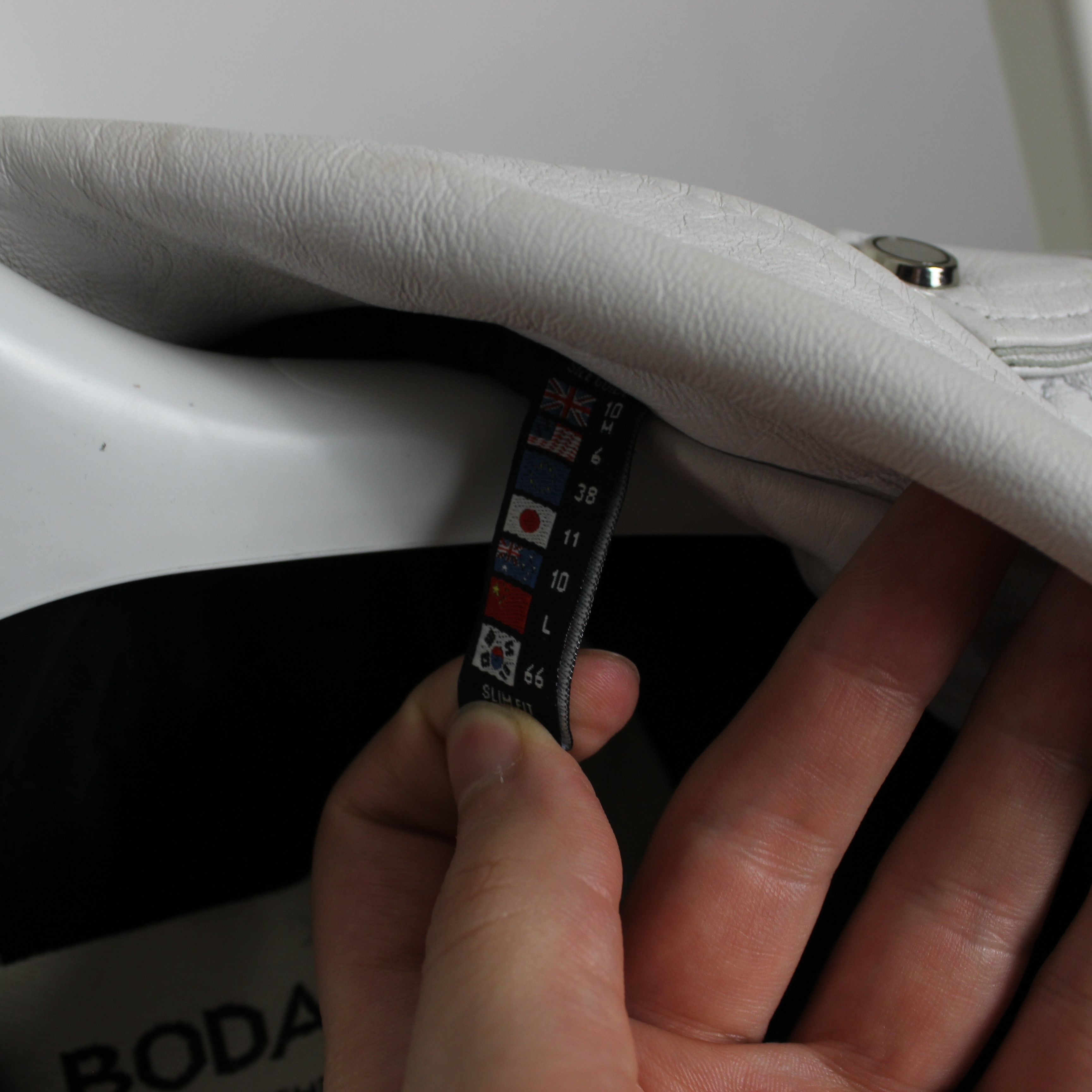 Boda Skins Boda Skins leather bike jacket US 6 M white Size M / US 6-8 / IT 42-44 - 7 Thumbnail