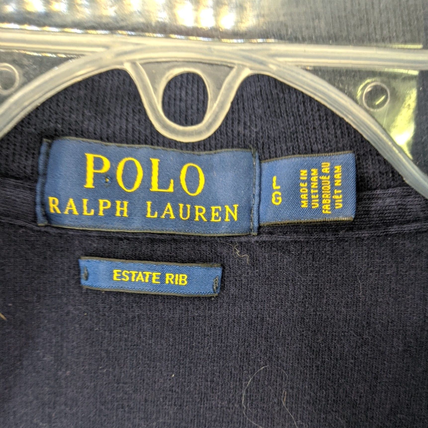Polo Ralph Lauren Polo Ralph Lauren Long Sleeve 1/4 Zip Pullover Sweater Blue Solid Regular Fit Men Large Size US L / EU 52-54 / 3 - 6 Thumbnail