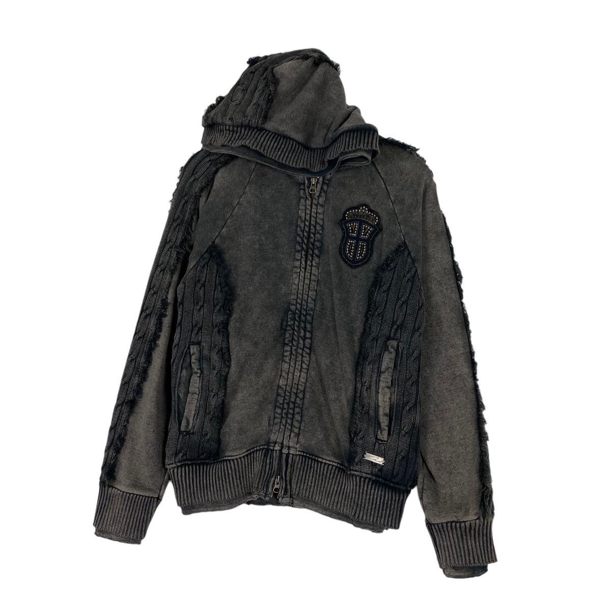 Japanese Brand Three Stone Throw Zipper Hoodies Inspector Size US M / EU 48-50 / 2 - 2 Thumbnail