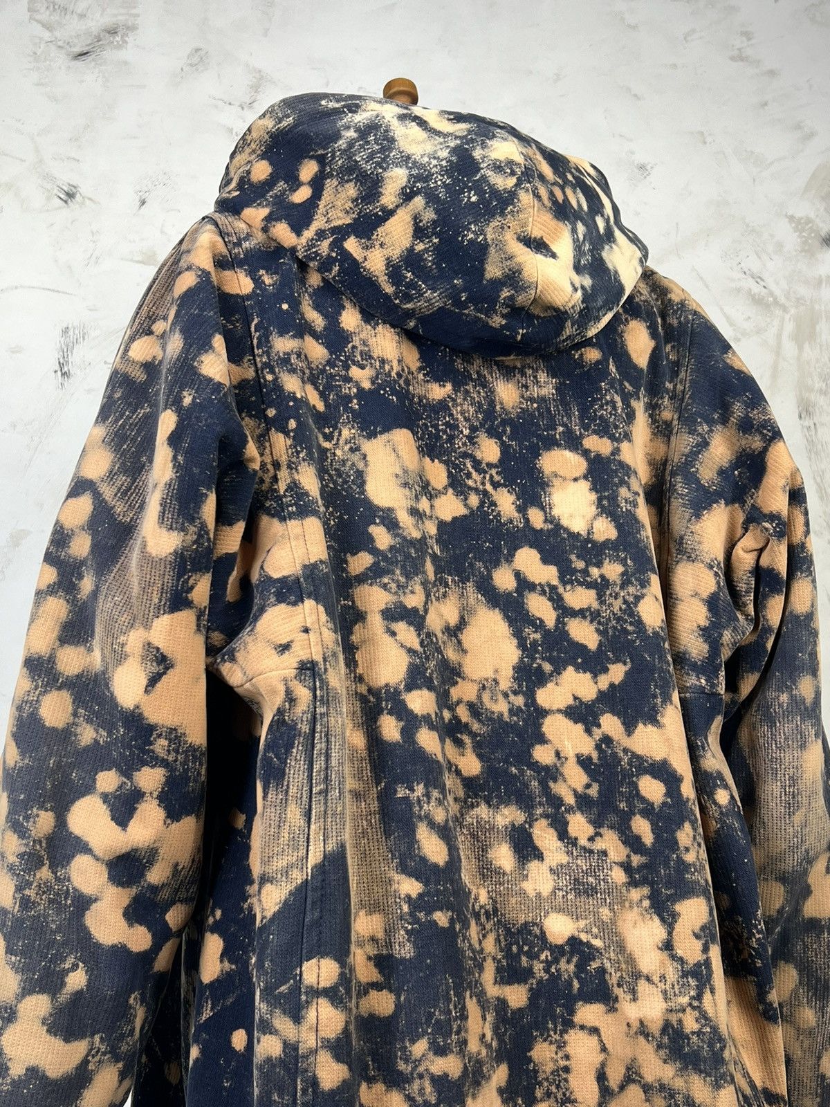 Byblos Byblos Bleached Custom Duffle Coat Hooded Made in Italy L-XL Size US XL / EU 56 / 4 - 10 Thumbnail