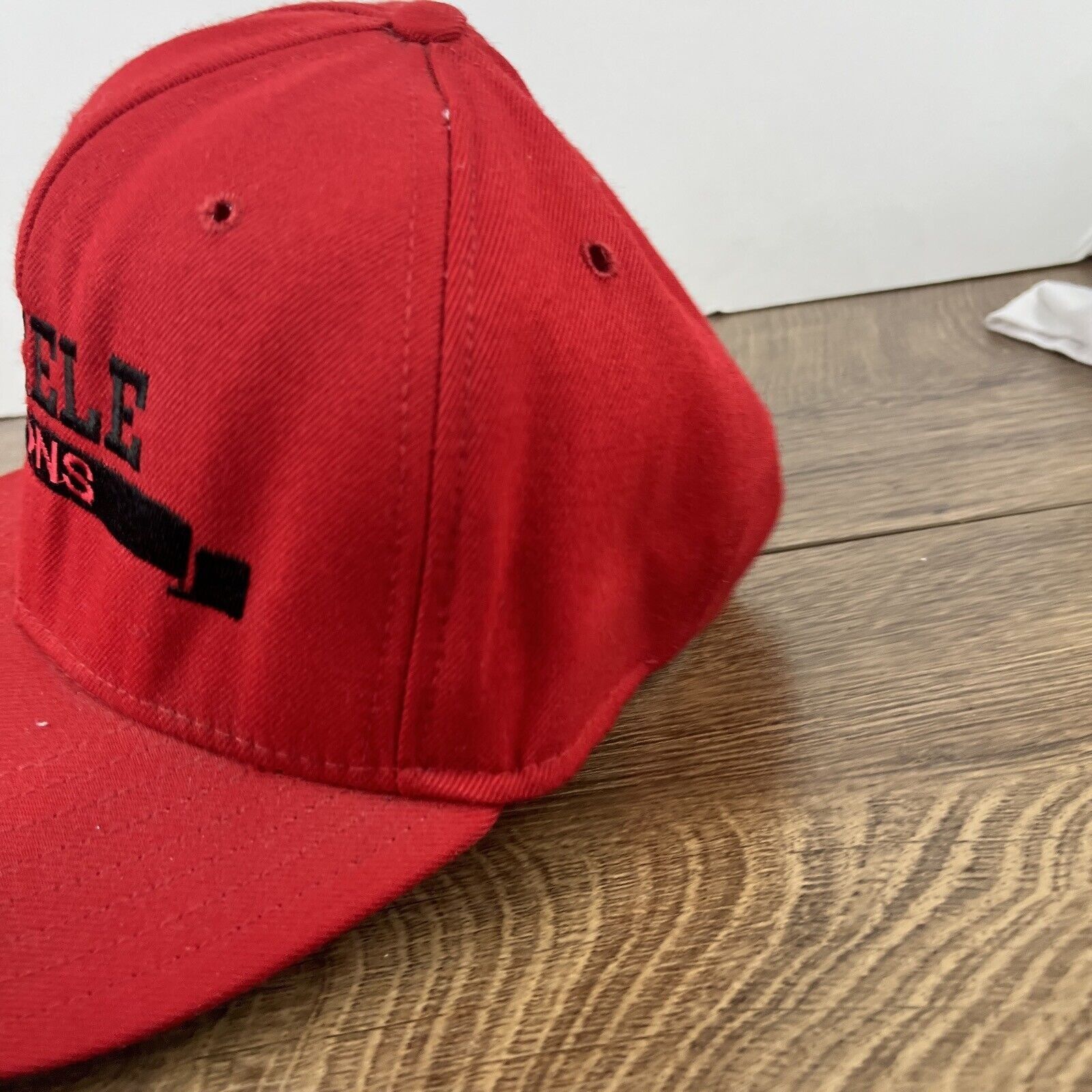 Other Steele Lions Hat Steele Red Hat Adjustable Adult Size Hat Re Size ONE SIZE - 7 Thumbnail