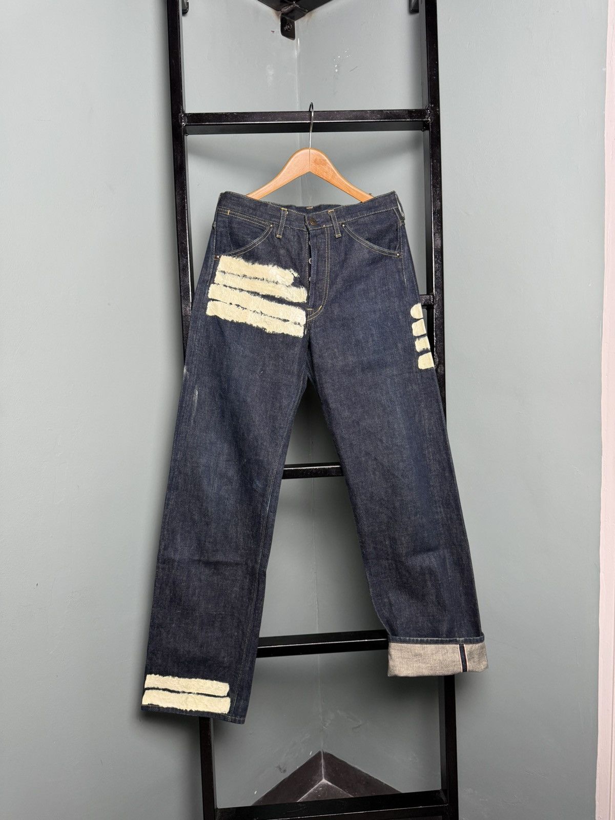 ABAHOUSE JAPANESE DENIM ABAHOUSE CO JEANS INDIGO Size US 30 / EU 46 - 7 Thumbnail