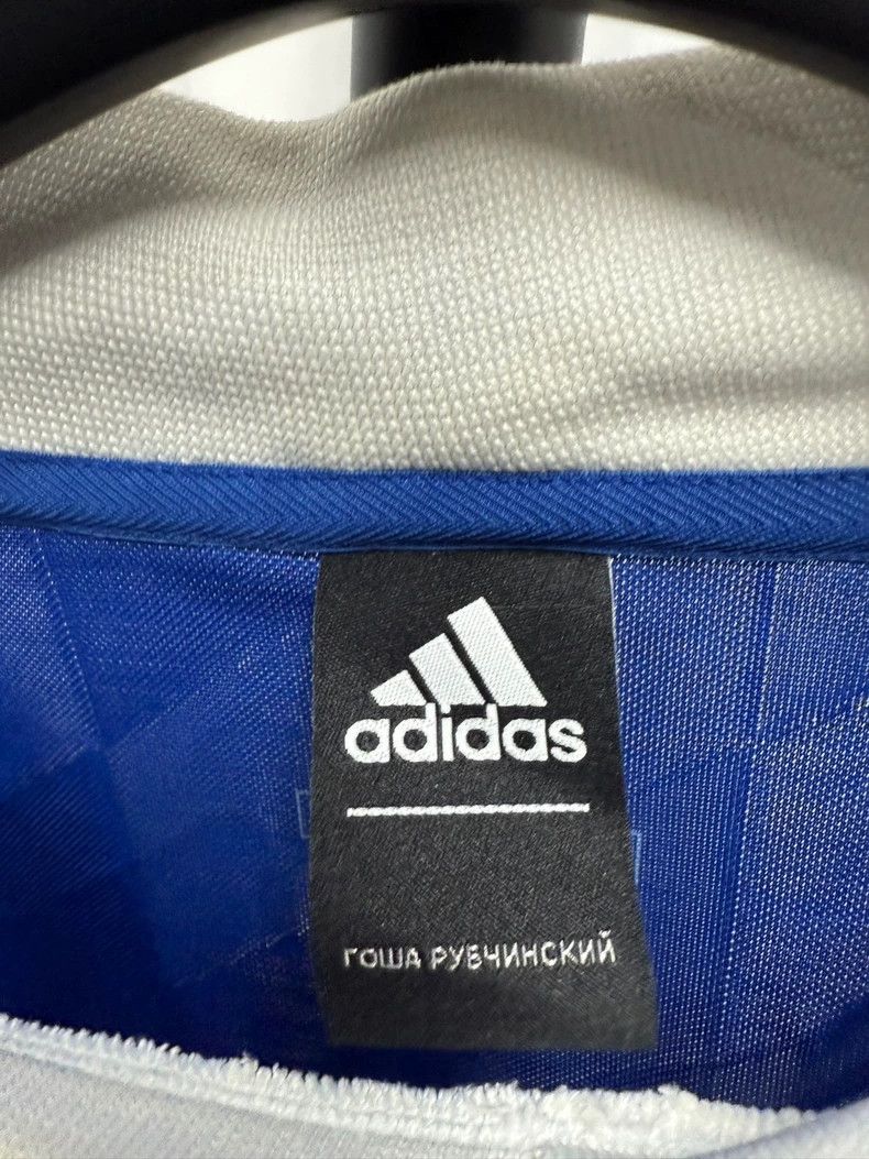 Gosha Rubchinskiy gosha size os Blue Stripe Jersey long sleeves 2504-Nextarro Size US M / EU 48-50 / 2 - 4 Thumbnail