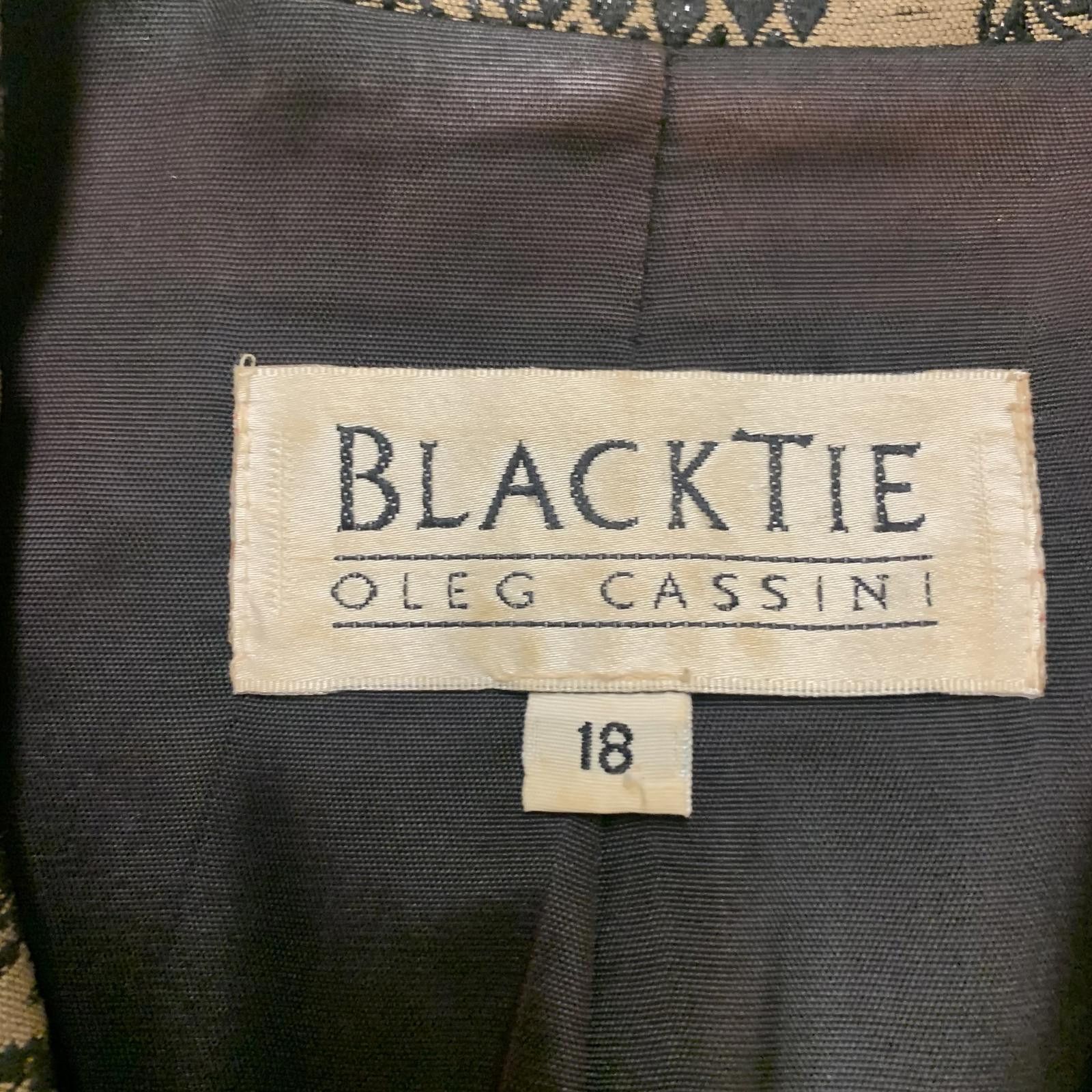 Oleg Cassini VTG Oleg Cassini BlackTie Women's 18 Evening Blazer Size XXL / US 16-18 / IT 52-54 - 4 Thumbnail