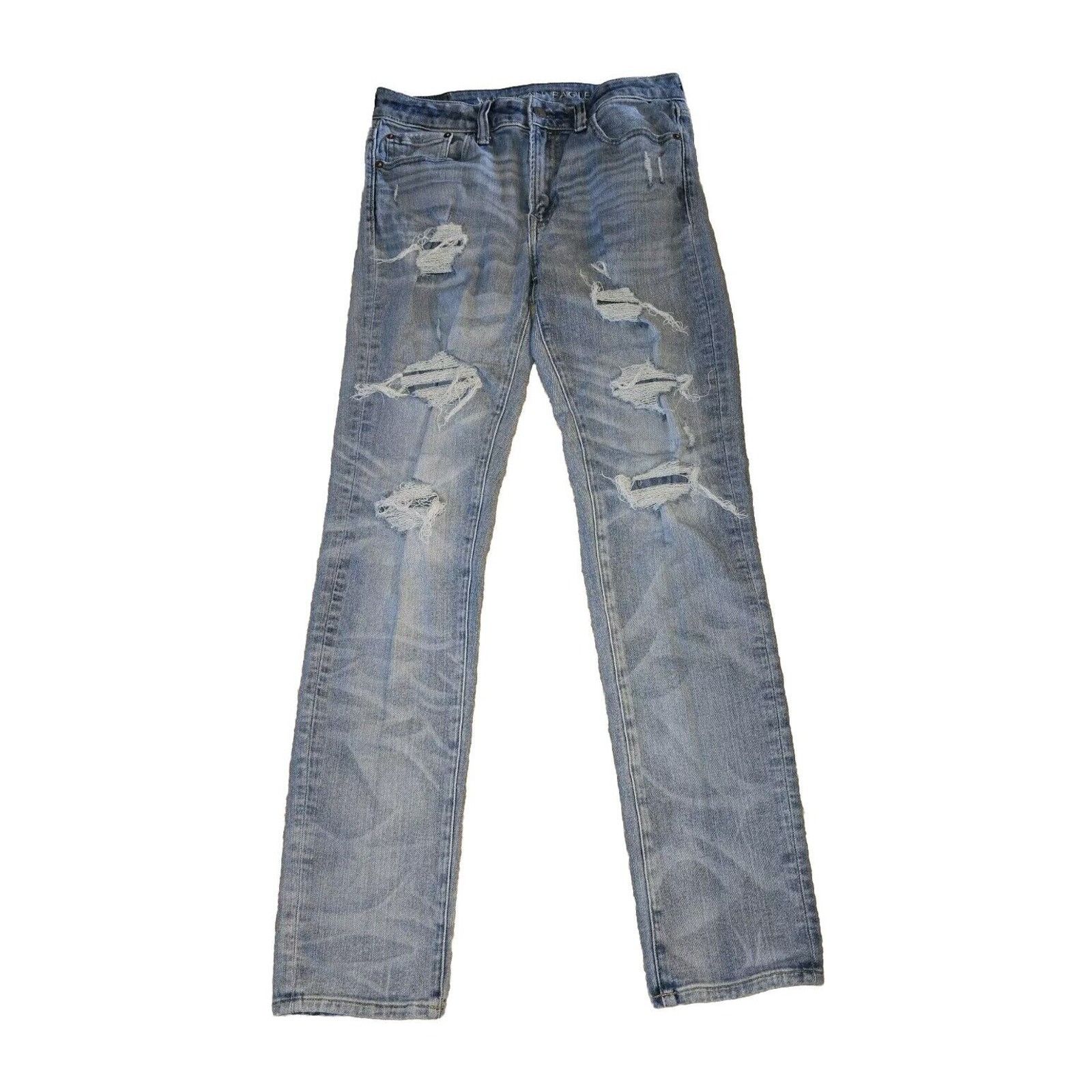 American Eagle Outfitters American Eagle Next level Airflex Slim Straight 32x34 Jeans Size US 32 / EU 48 - 1 Thumbnail
