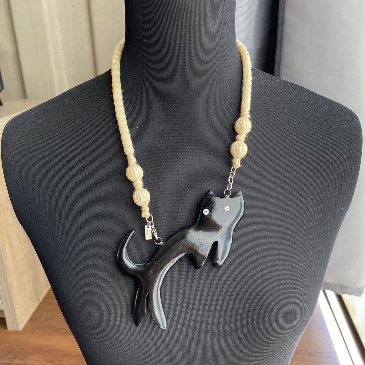 Tsumori Chisato TSUMORI CHISATO Midnight Cat Necklace. Size ONE SIZE - 8 Thumbnail